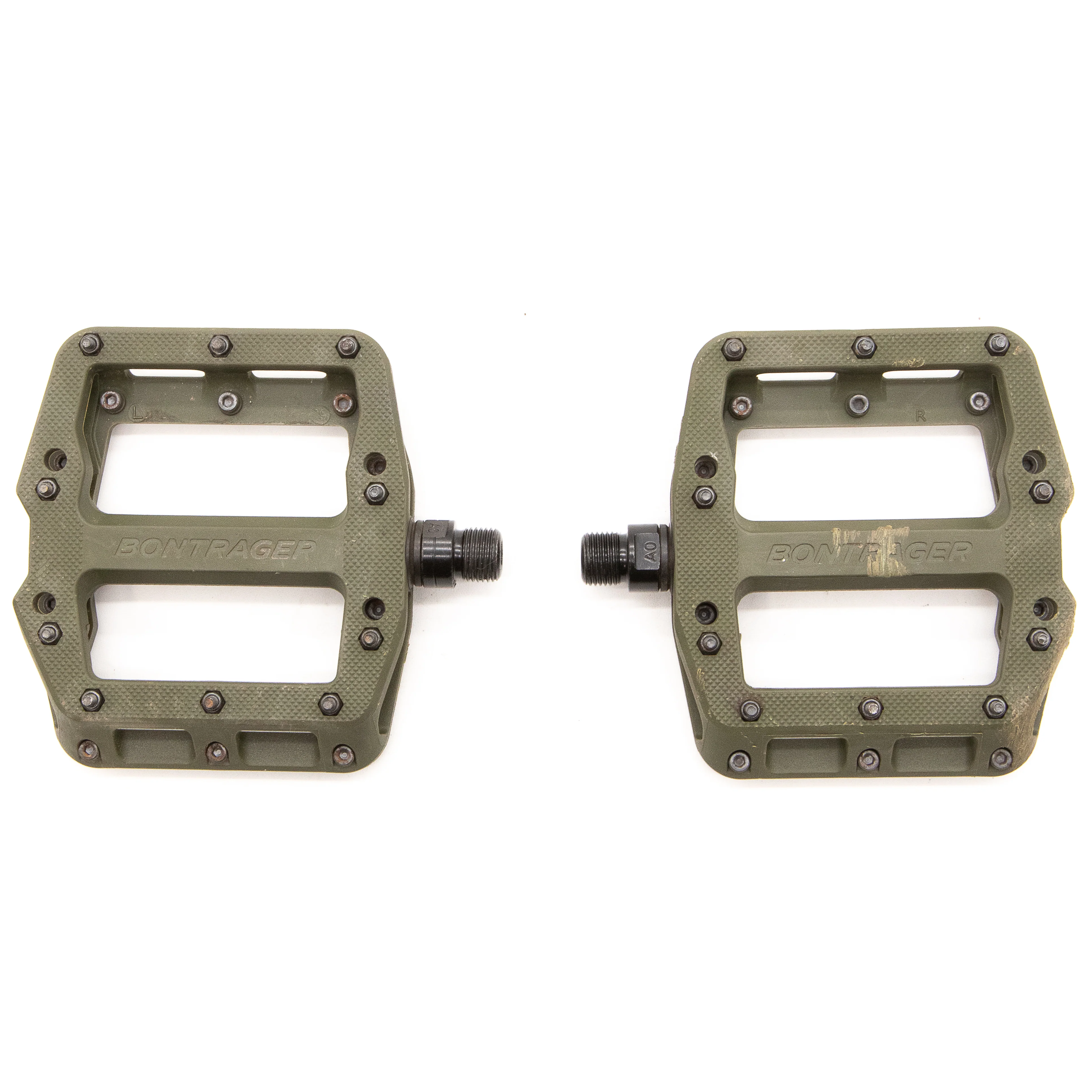 Bontrager Line Elite MTB Flat Pedal Olive Gray 356g - Image 4