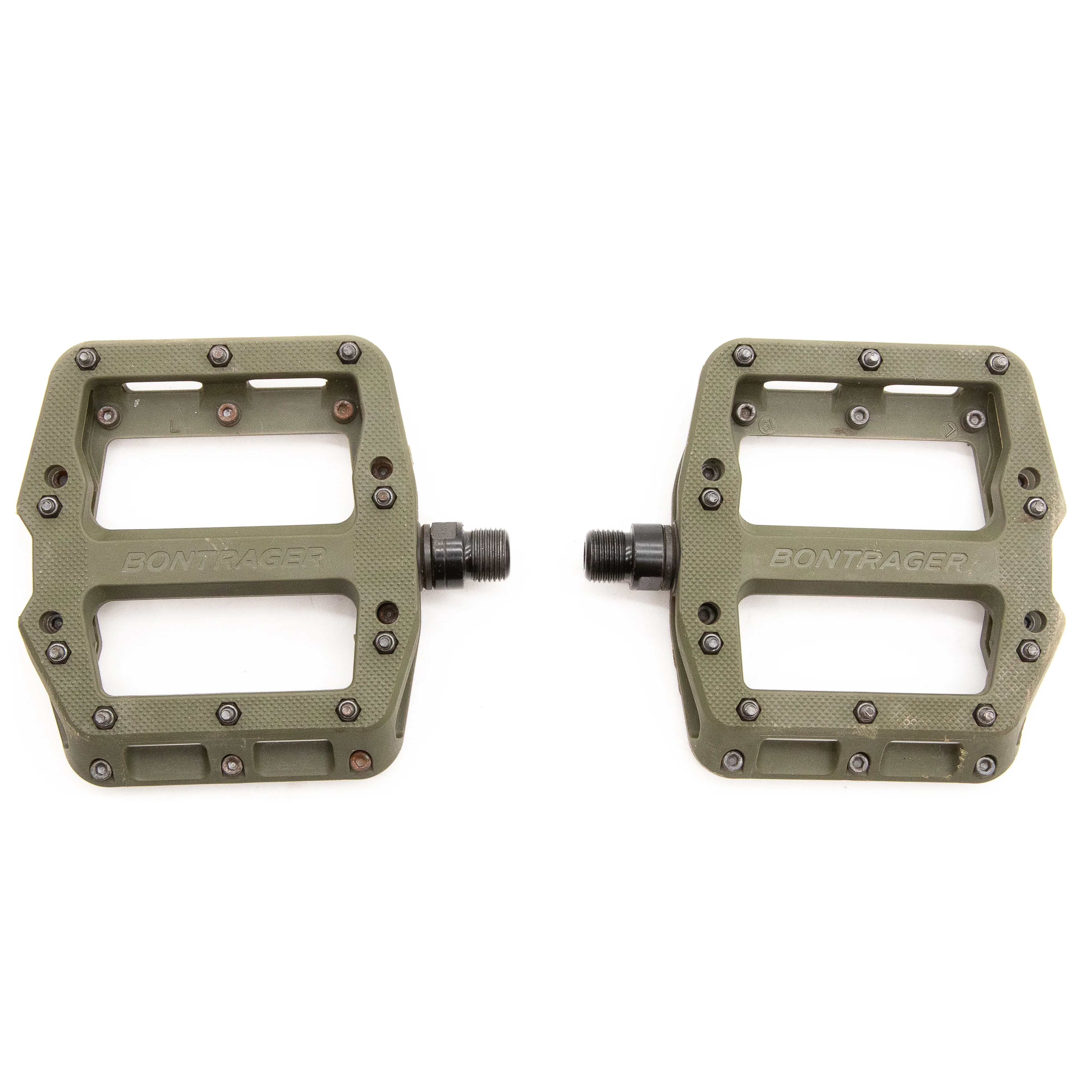 Bontrager Line Elite MTB Flat Pedal Olive Gray 356g - Image 5