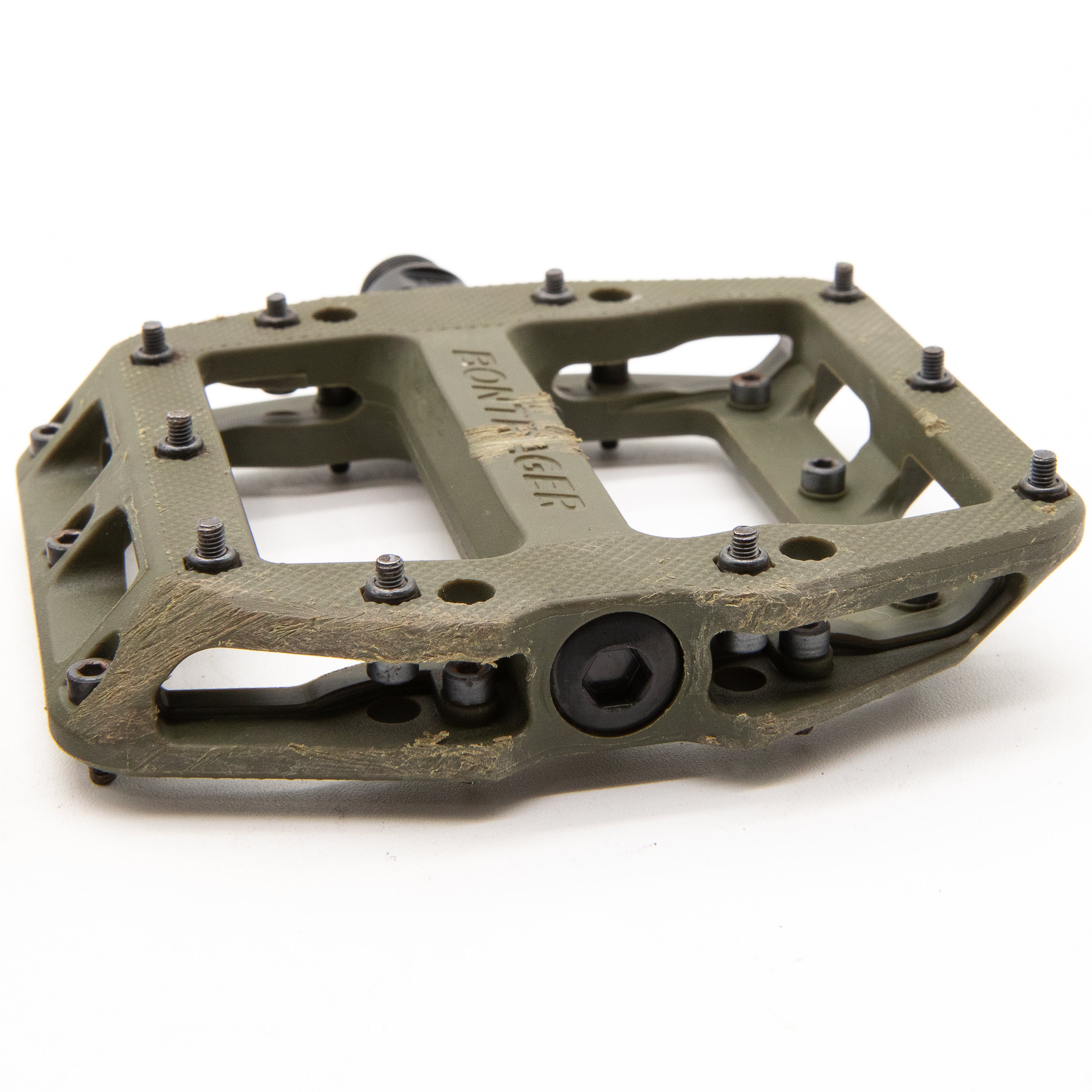 Bontrager Line Elite MTB Flat Pedal Olive Gray 356g - Image 7