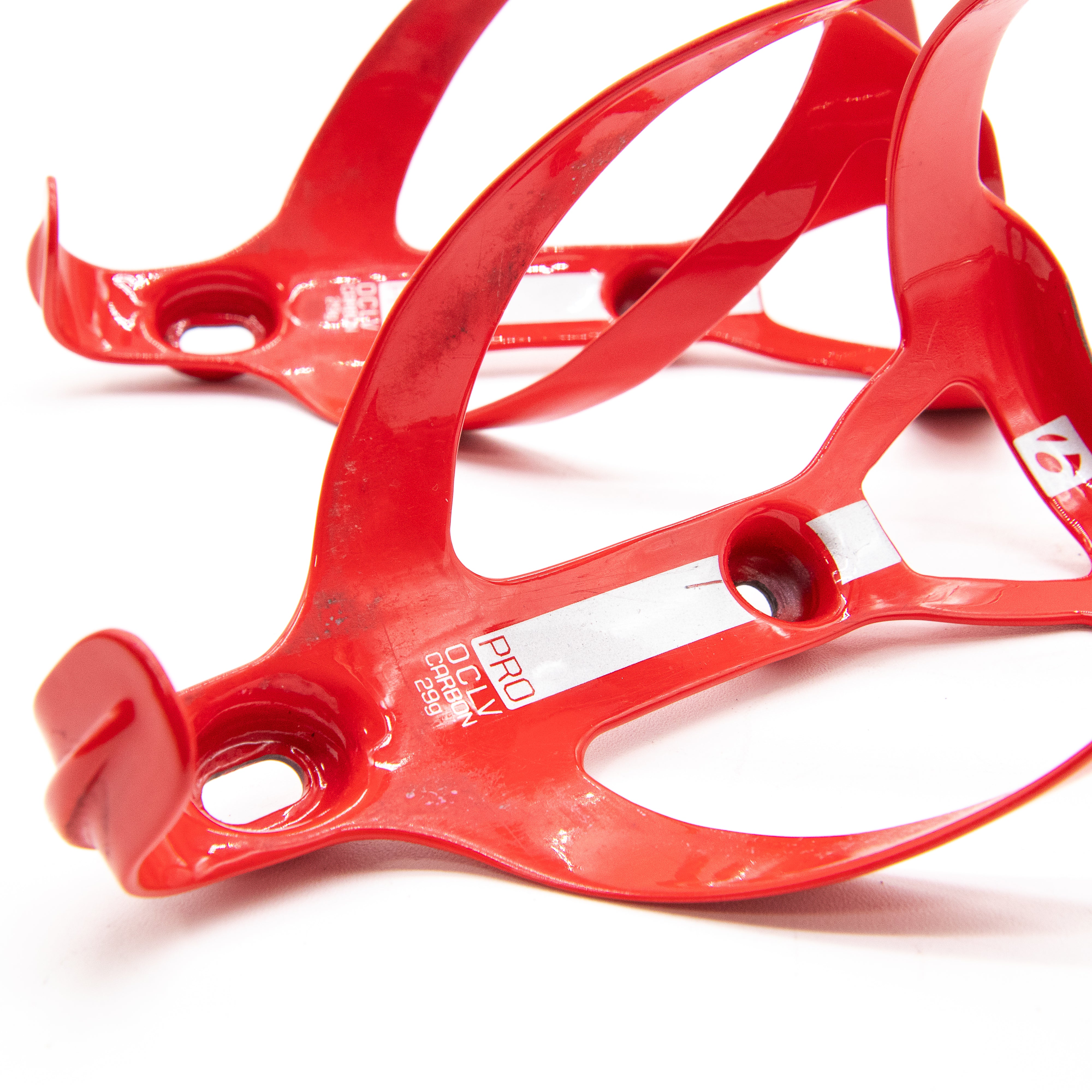 Bontrager PRO Bottle Cages Red Gloss Pair 41g - Image 4