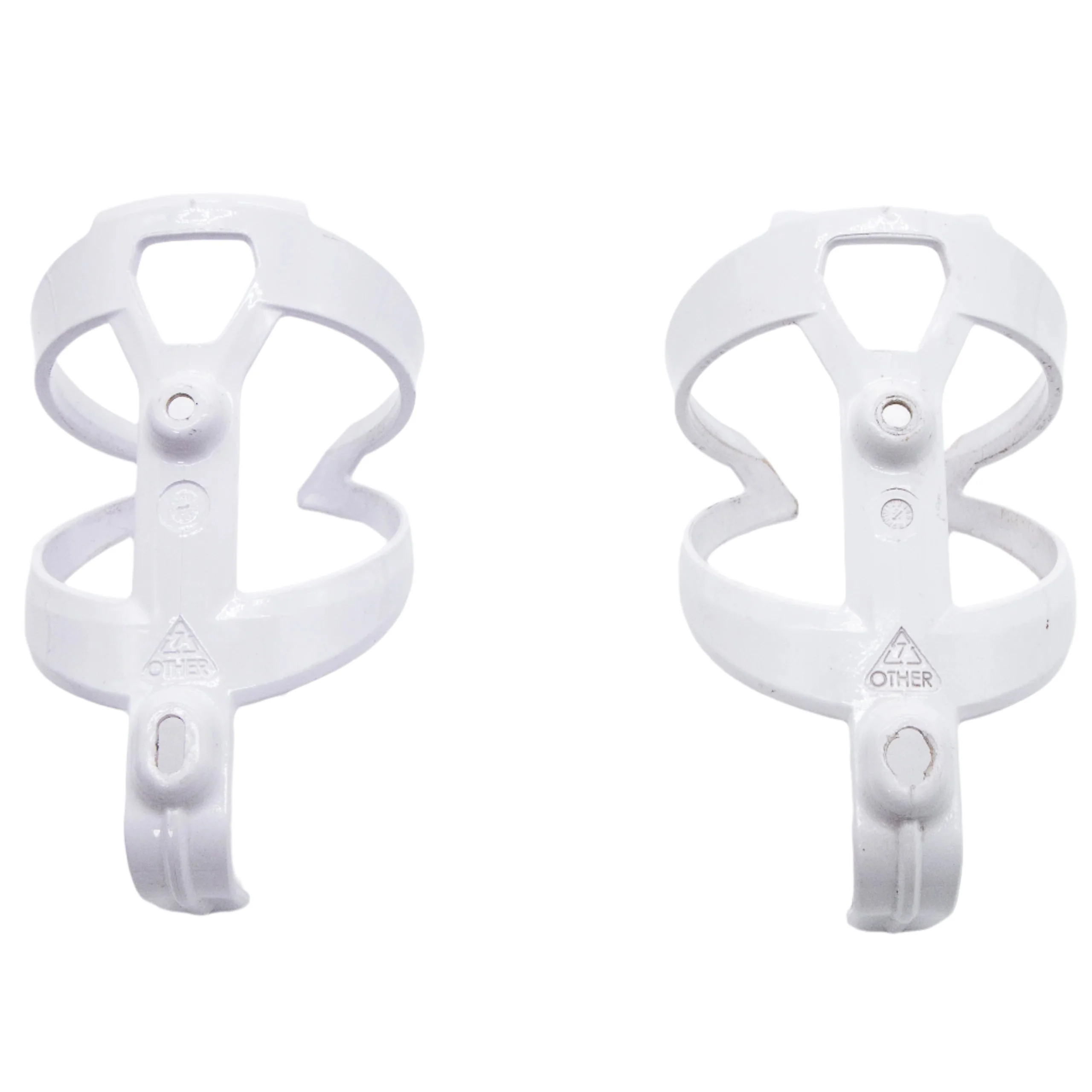 Bontrager RL Water Bottle Cages Gloss White Pair 68g - Image 3