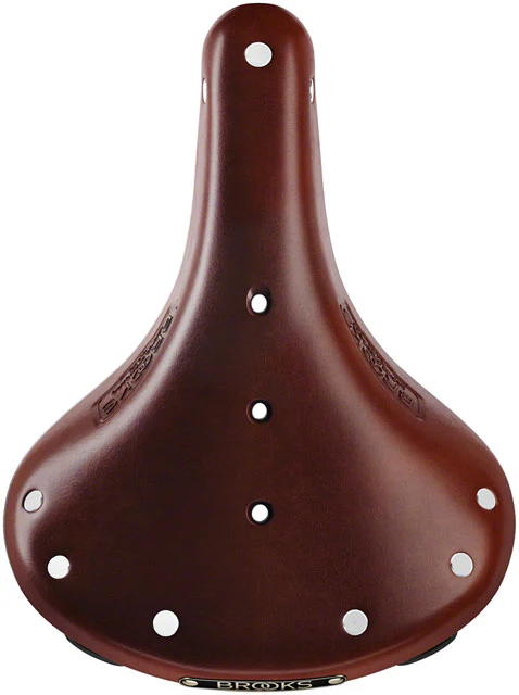 Brooks B17 Short Saddle - Steel, Antique Brown - Image 3