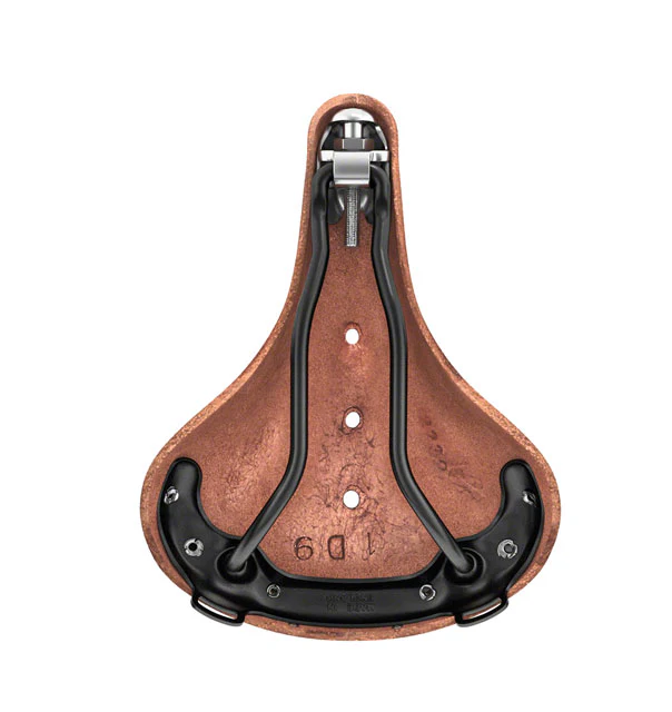 Brooks B17 Short Saddle - Steel, Antique Brown - Image 4