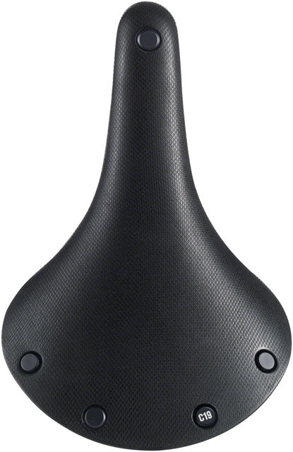 Brooks C19 All Weather Saddle - Steel, Black, Men's - Image 4