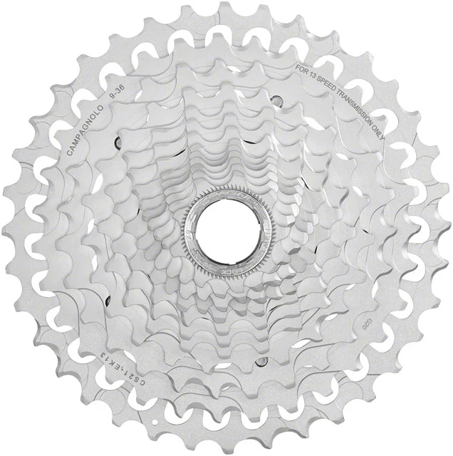 Campagnolo EKAR Cassette - 13-Speed, 9-36t, Silver, For N3W Driver Body - Image 3