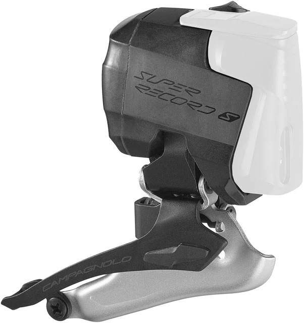 Campagnolo Super Record S Wireless Front Derailleur - 12-Speed, Braze-On, Battery Sold Separate, Black - Image 3