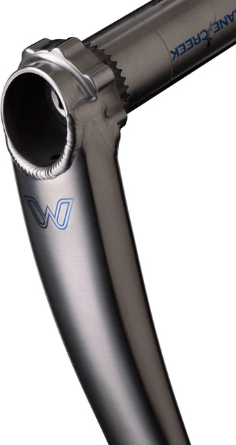 Cane Creek eeWings All-Road Titanium Crankset - 8-Bolt Direct Mount, 30mm Spindle, Brushed Titanium - Image 4