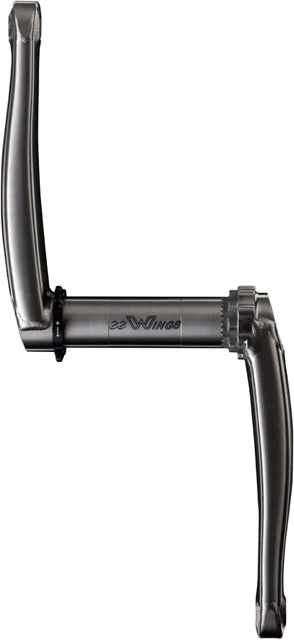Cane Creek eeWings All-Road Titanium Crankset - 8-Bolt Direct Mount, 30mm Spindle, Brushed Titanium - Image 5