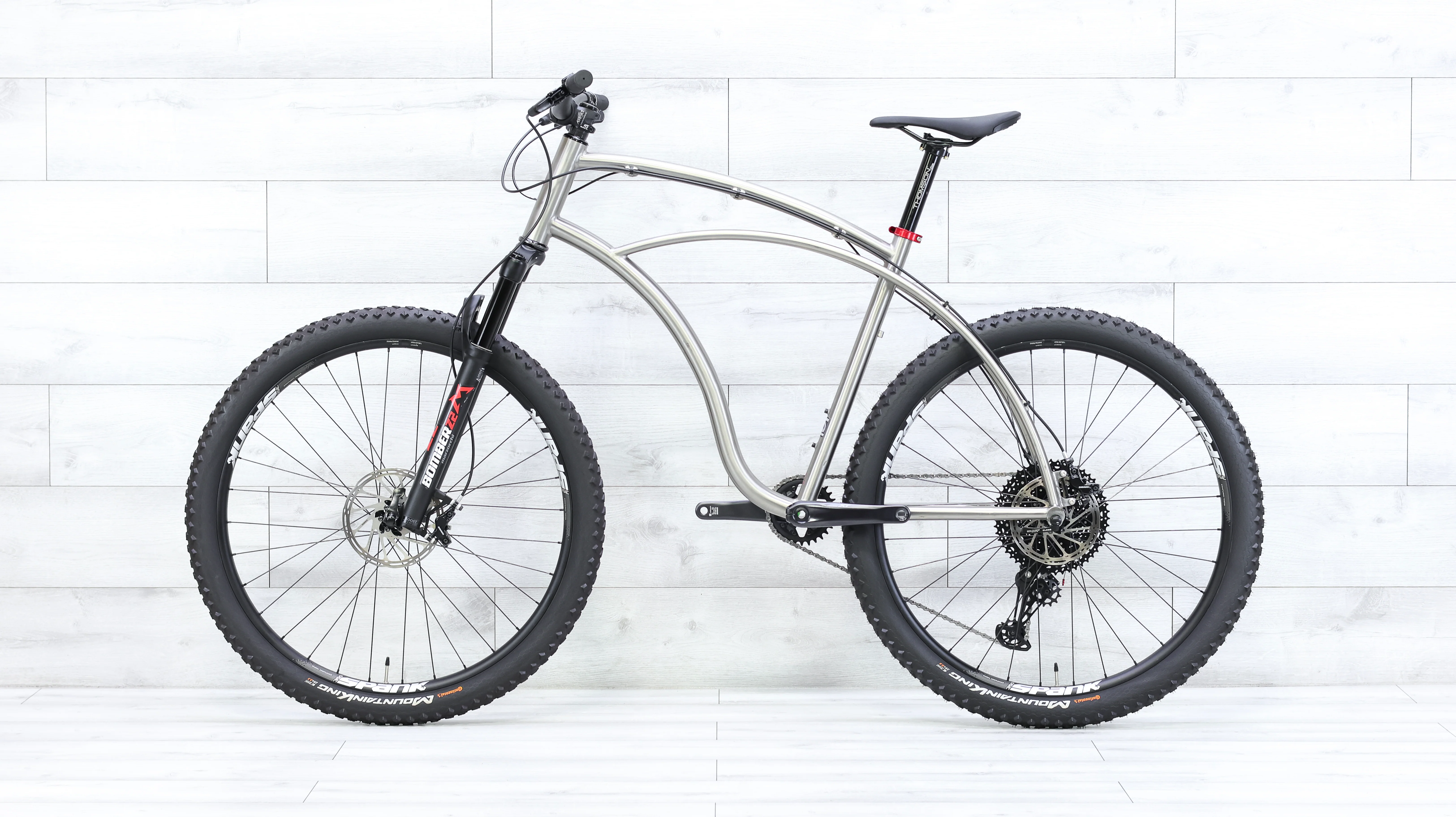 Carver Newsboy Titanium Mountain Bike - 2022, X-Large - Image 2