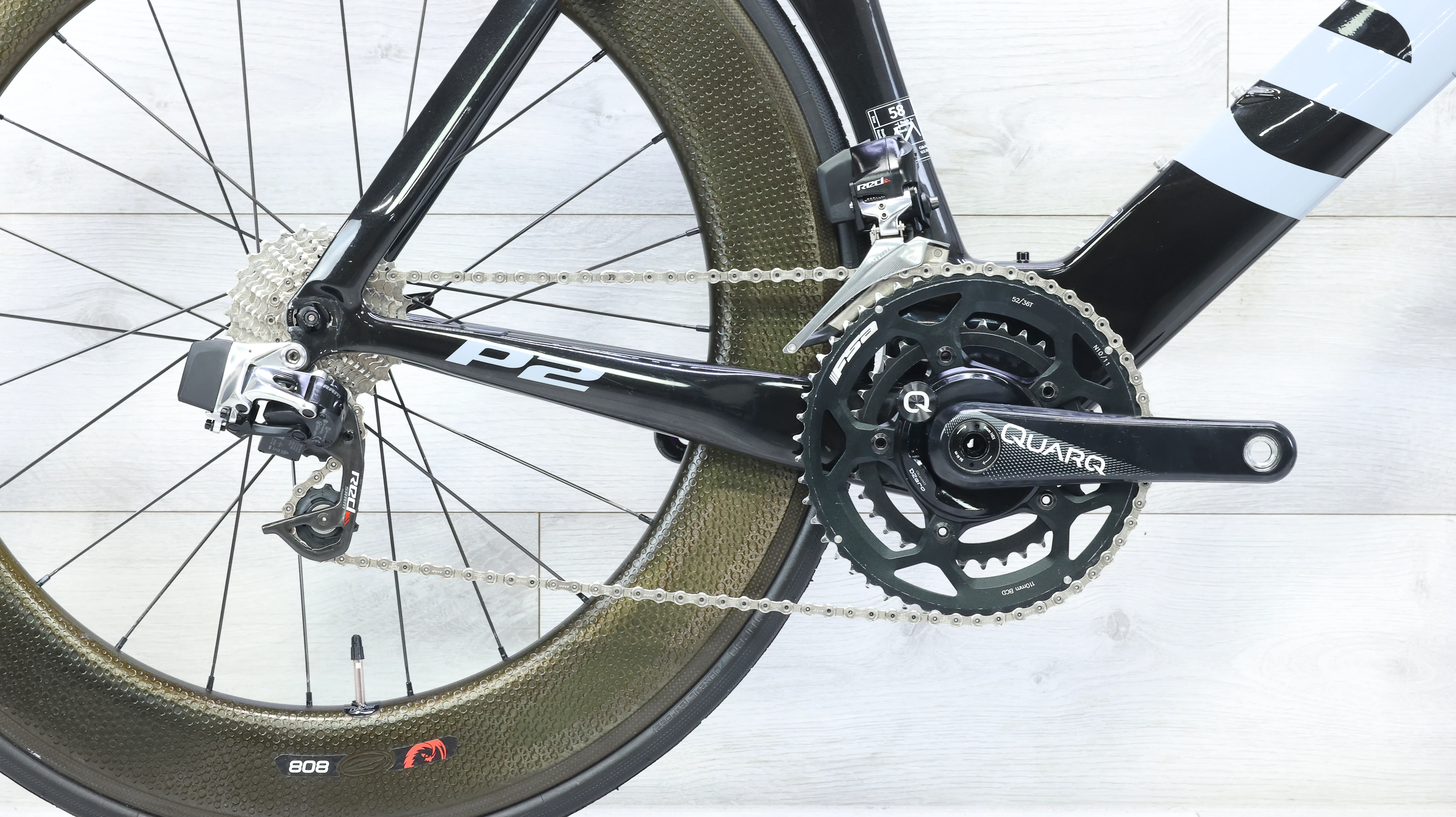 Cervelo P2 SRAM Red eTap Triathlon Bike - 2017, 58cm - Image 5