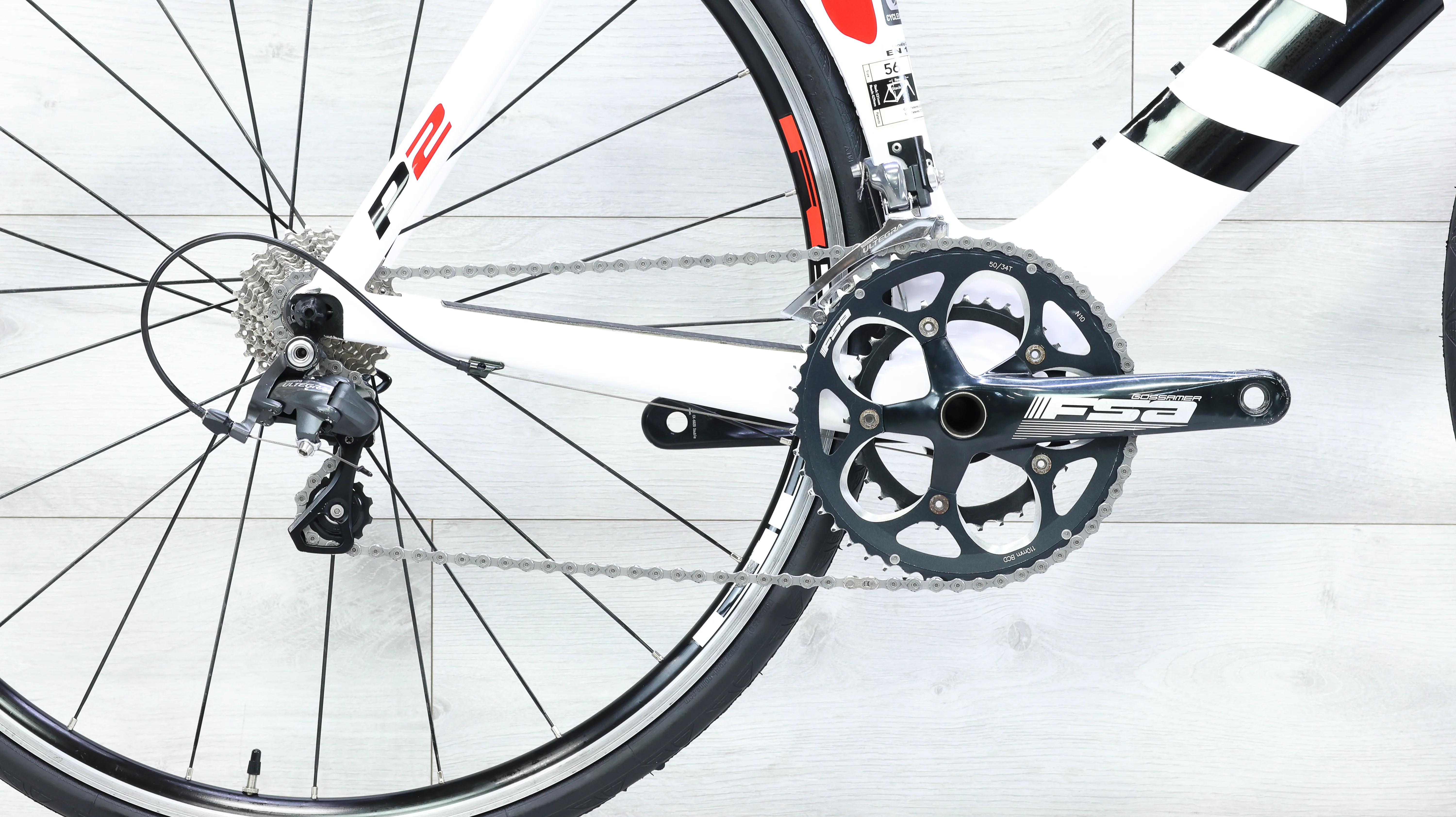 Cervelo P2 Ultegra Triathlon Bike - 2014, 56cm - Image 5