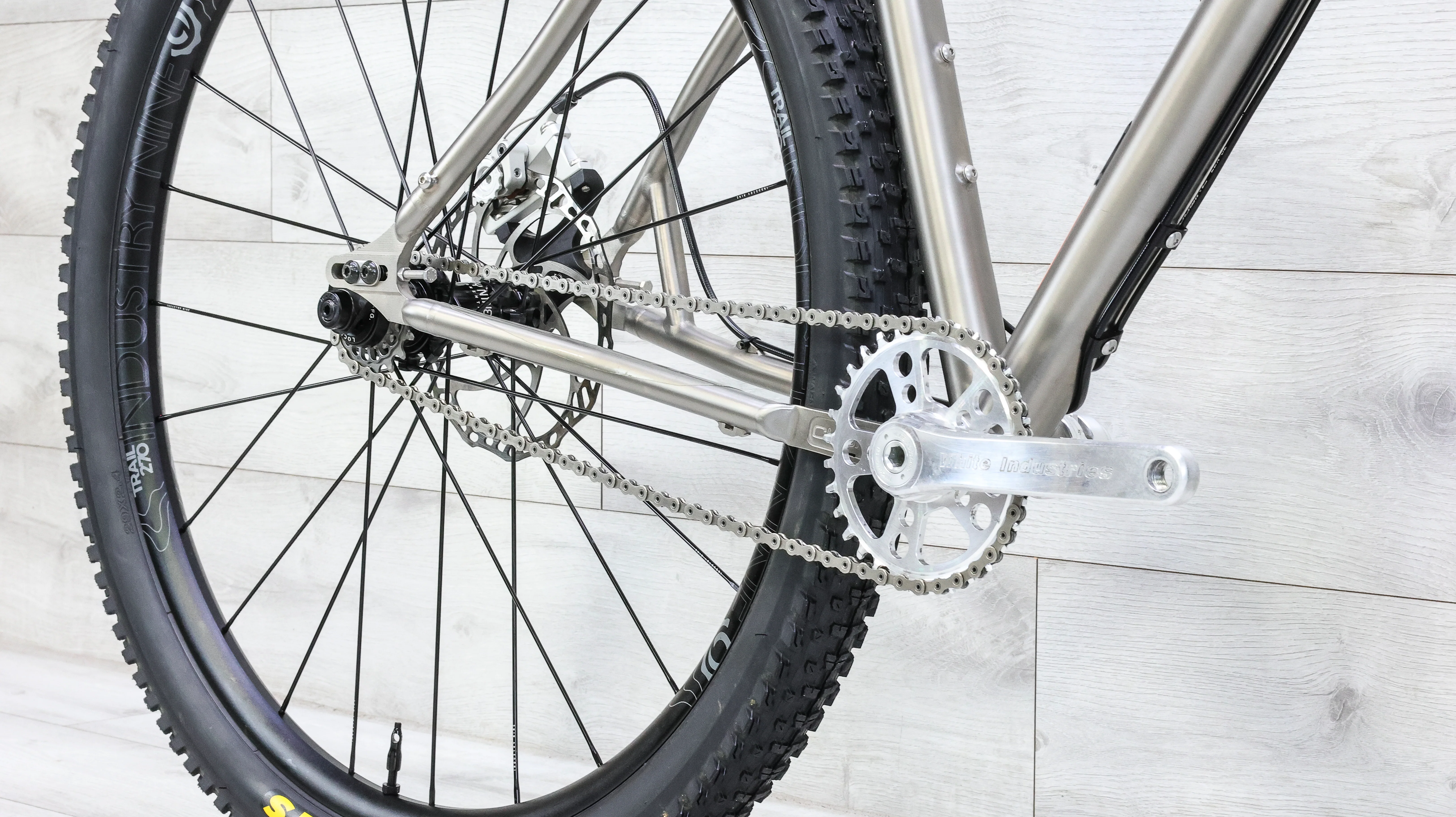Chumba Stella Titanium Single Speed Mountain Bike - 2021, Medium - Image 6