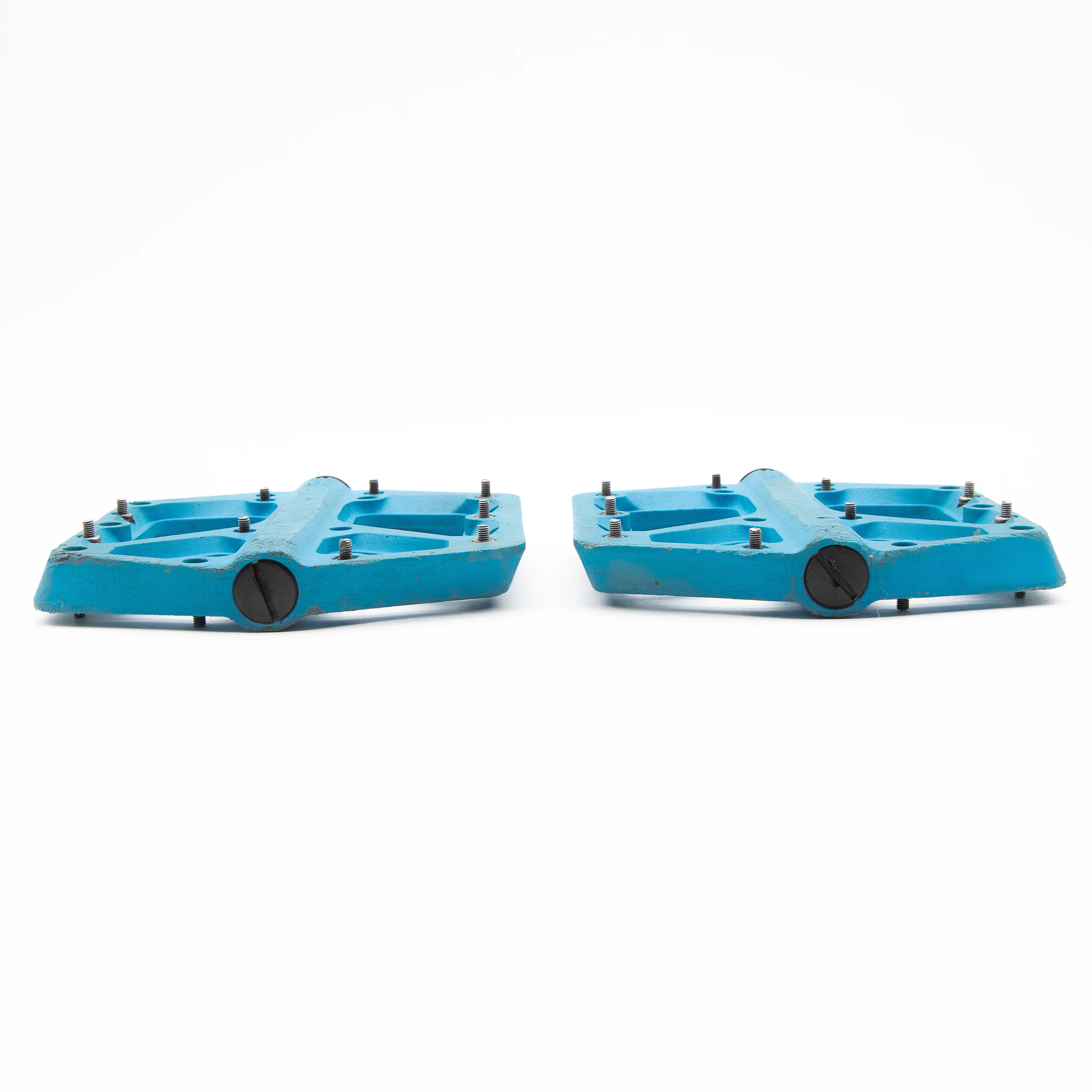 Crank Brothers Stamp 1 Flat Platform Pedals Blue Large 355g - Image 5