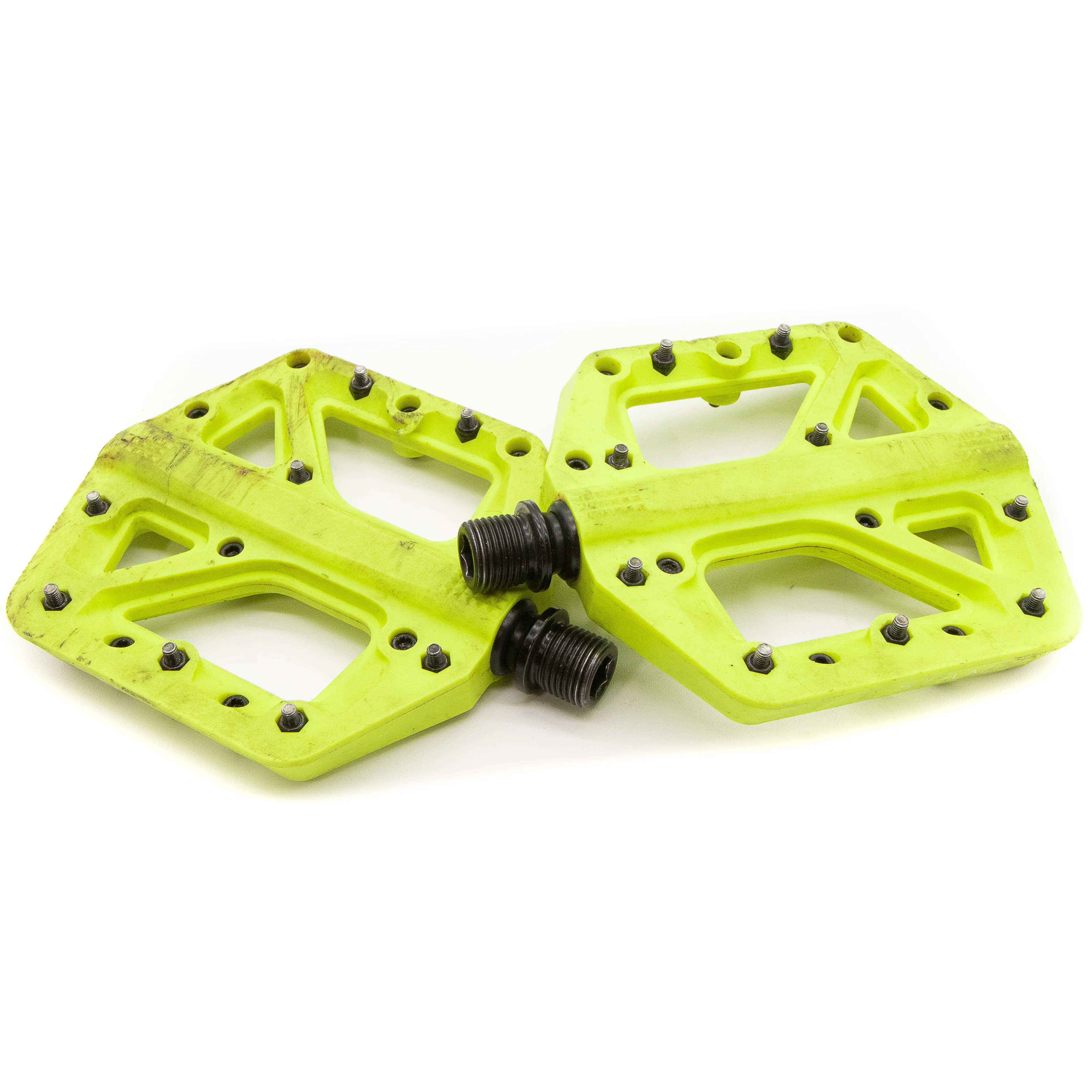 Crank Brothers Stamp 1 Flat Platform Pedals Citron Small 325g - Image 2