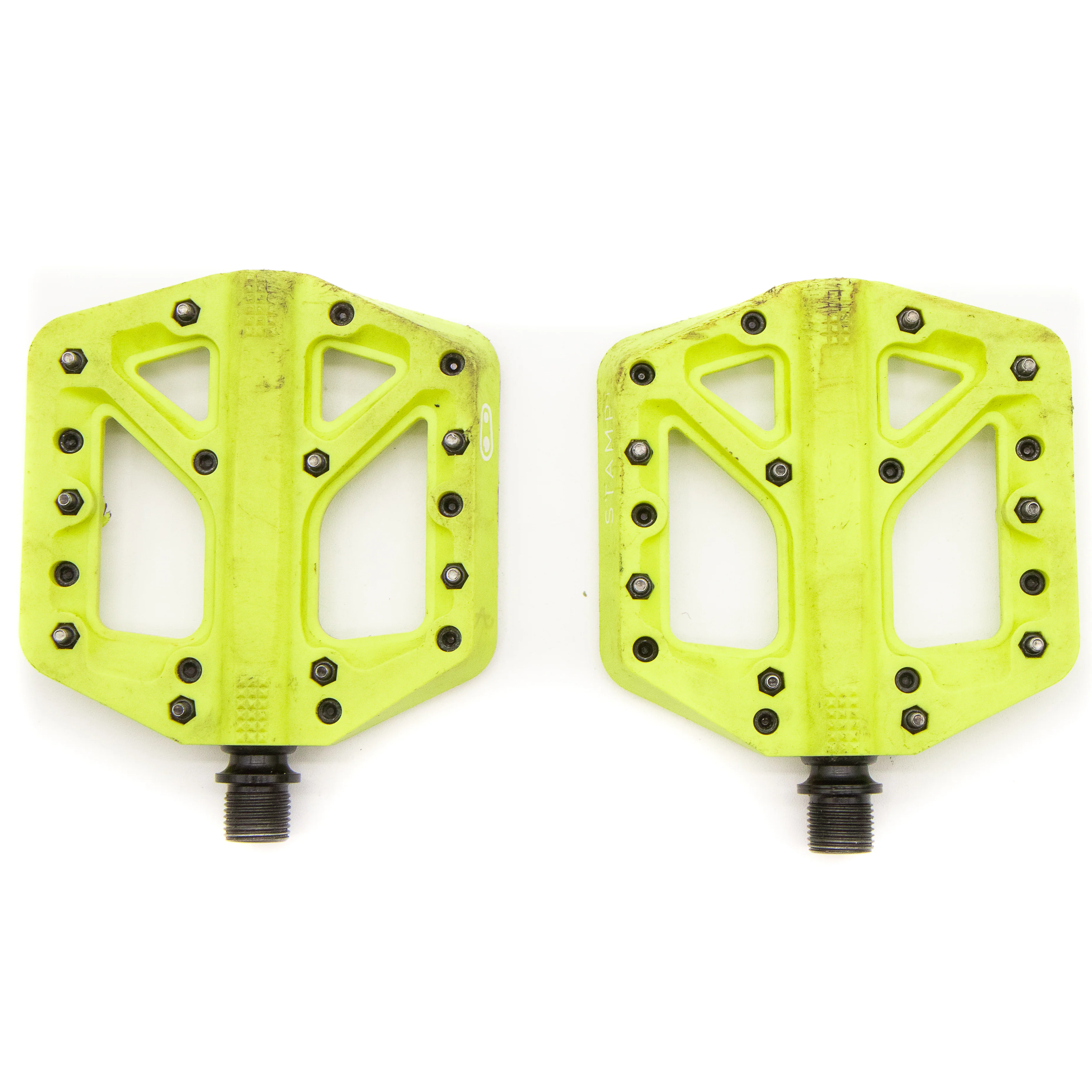 Crank Brothers Stamp 1 Flat Platform Pedals Citron Small 325g - Image 4