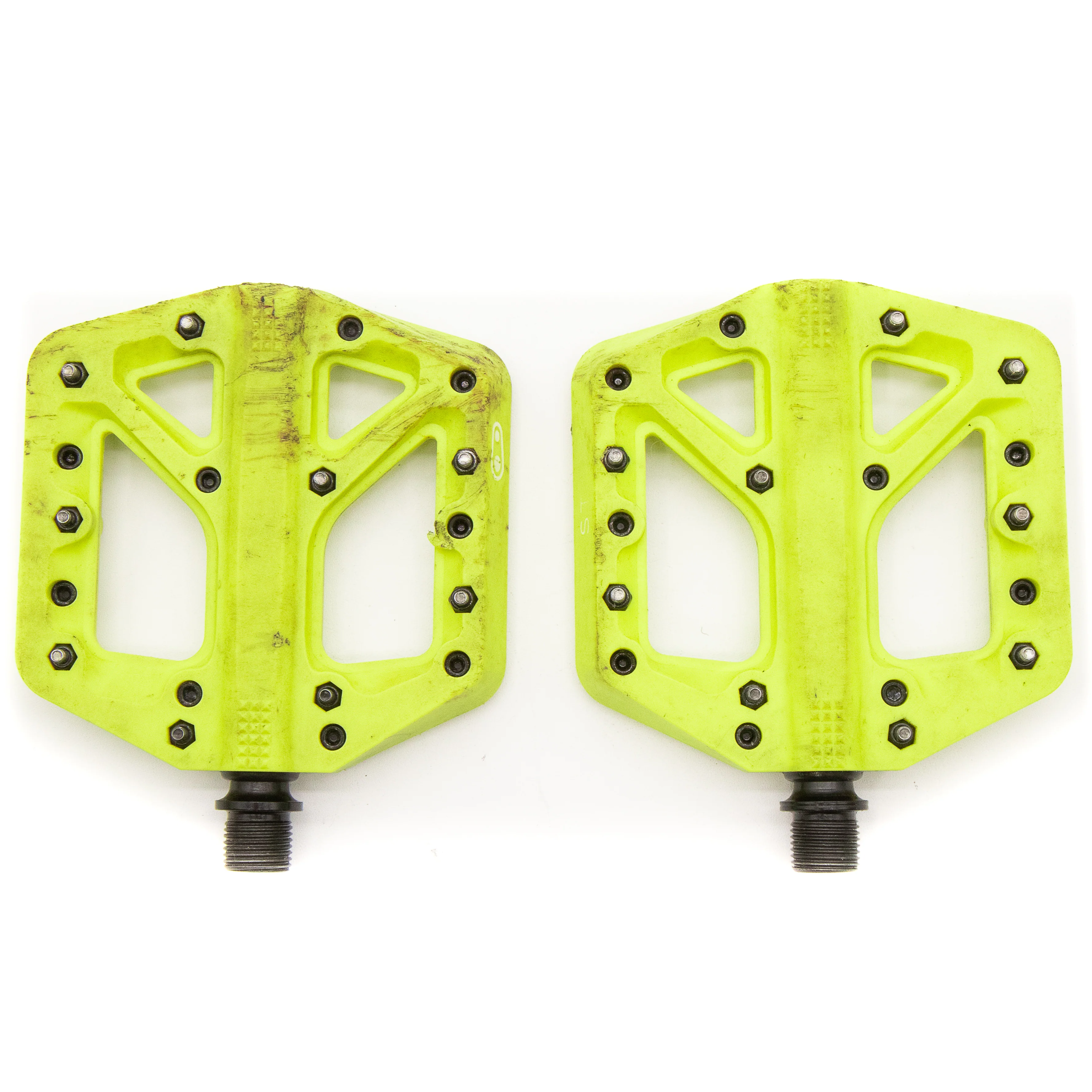 Crank Brothers Stamp 1 Flat Platform Pedals Citron Small 325g - Image 5