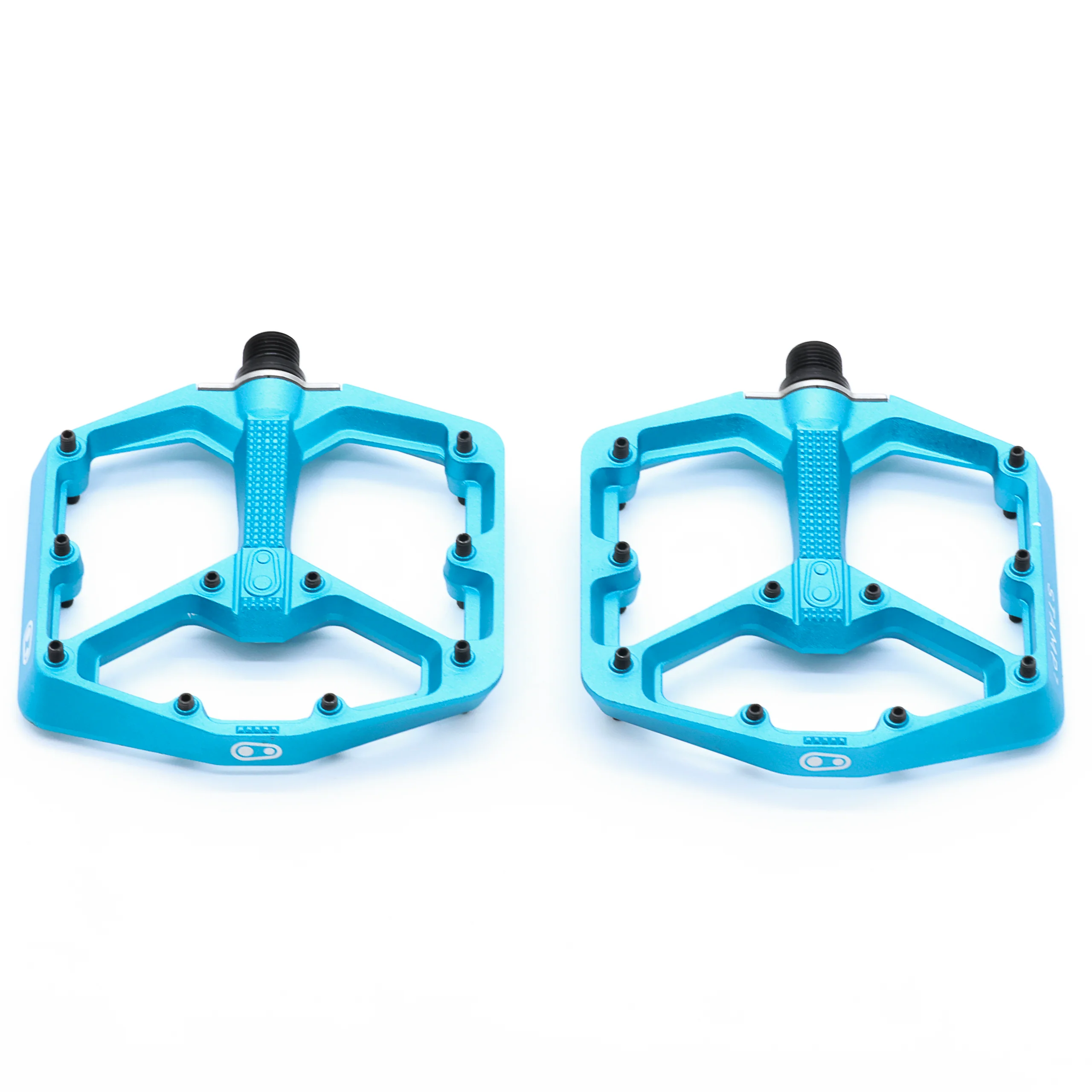 Crank Brothers Stamp 7 Large Blue MTB Flat Pedals - Image 2