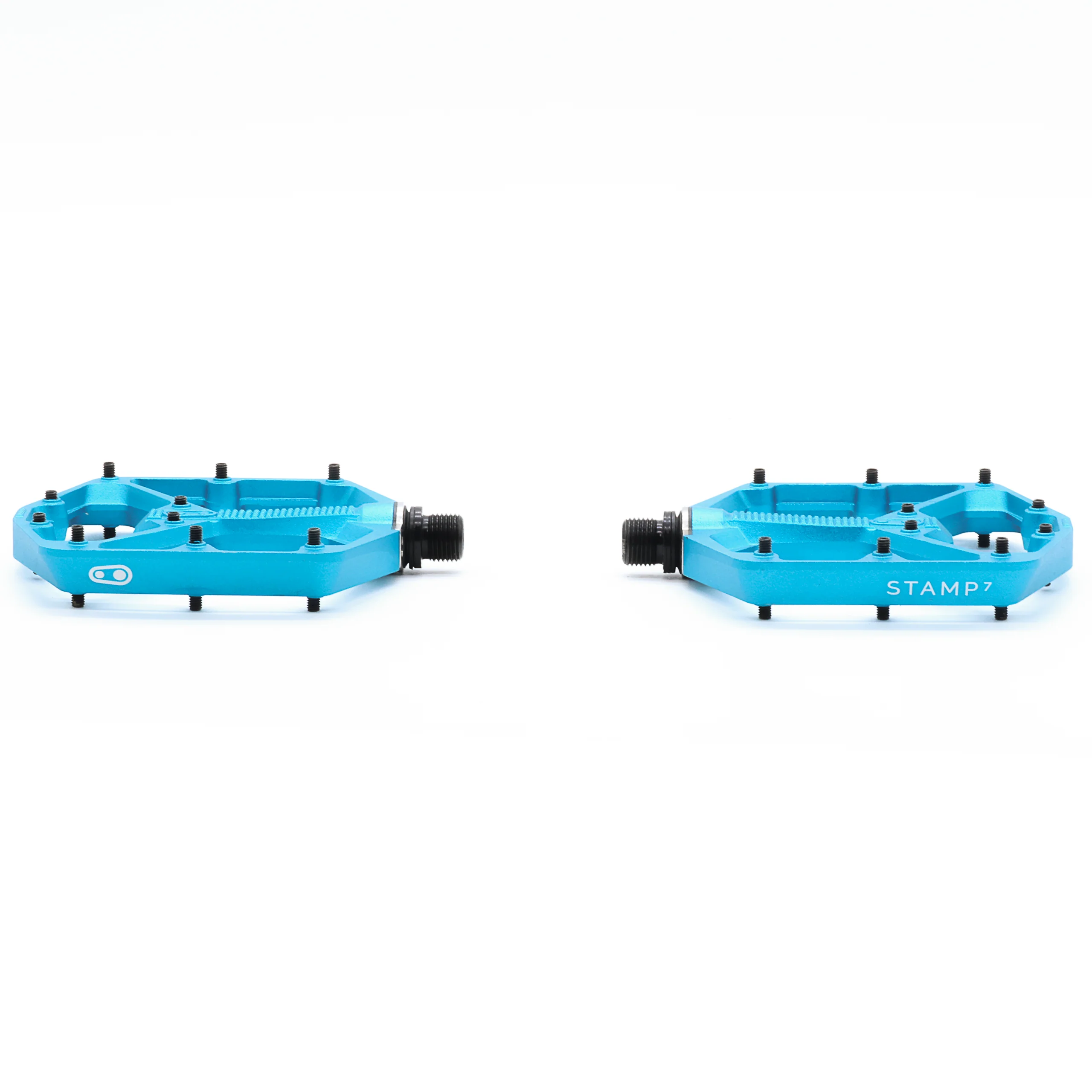 Crank Brothers Stamp 7 Large Blue MTB Flat Pedals - Image 3