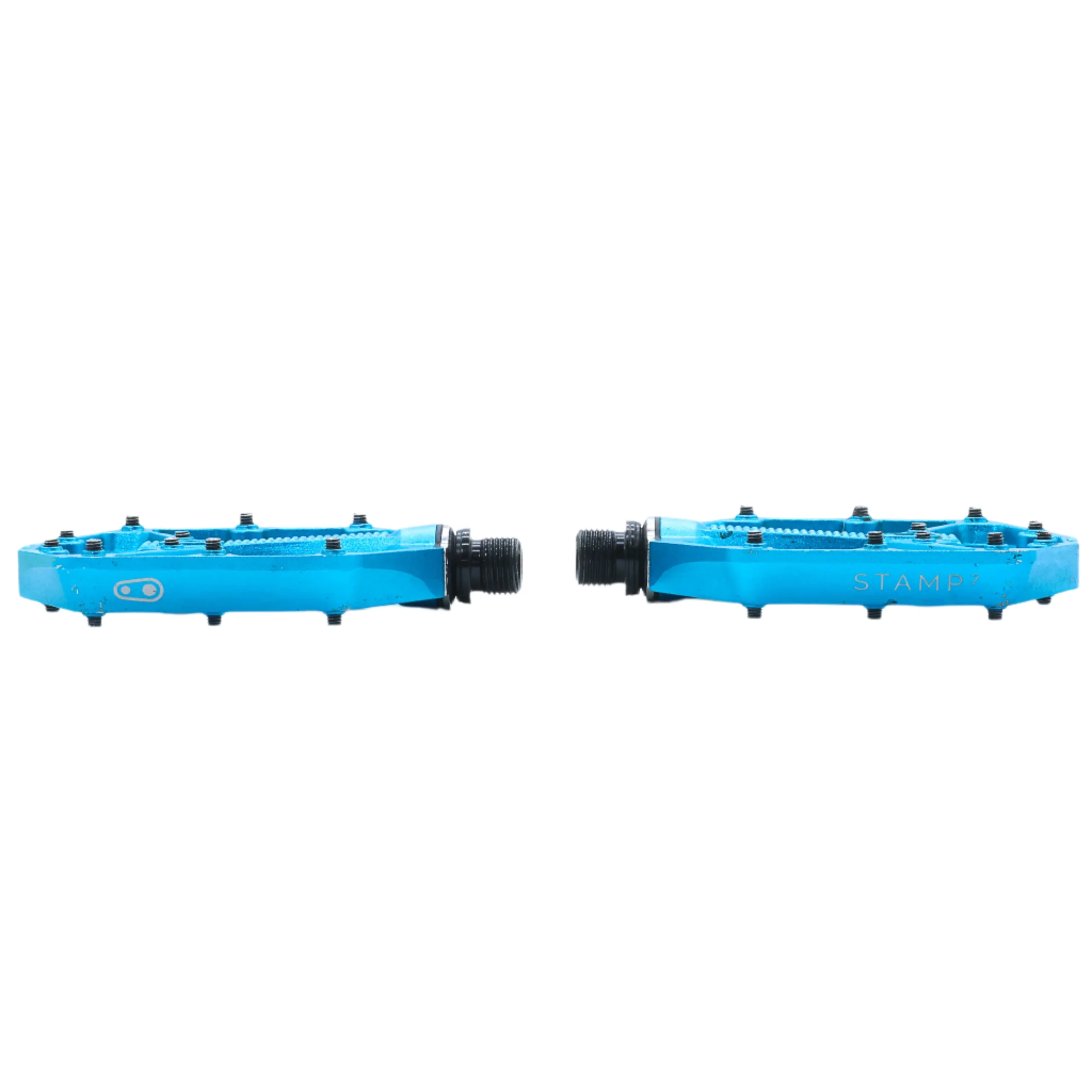 Crank Brothers Stamp 7 Small Blue MTB Flat Pedals - Image 4
