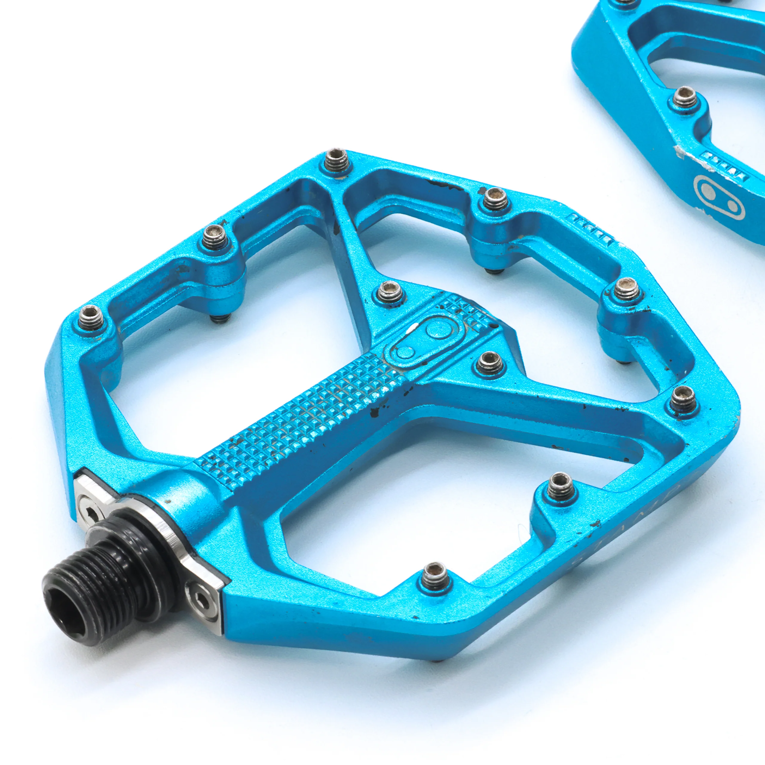Crank Brothers Stamp 7 Small Blue MTB Flat Pedals - Image 5