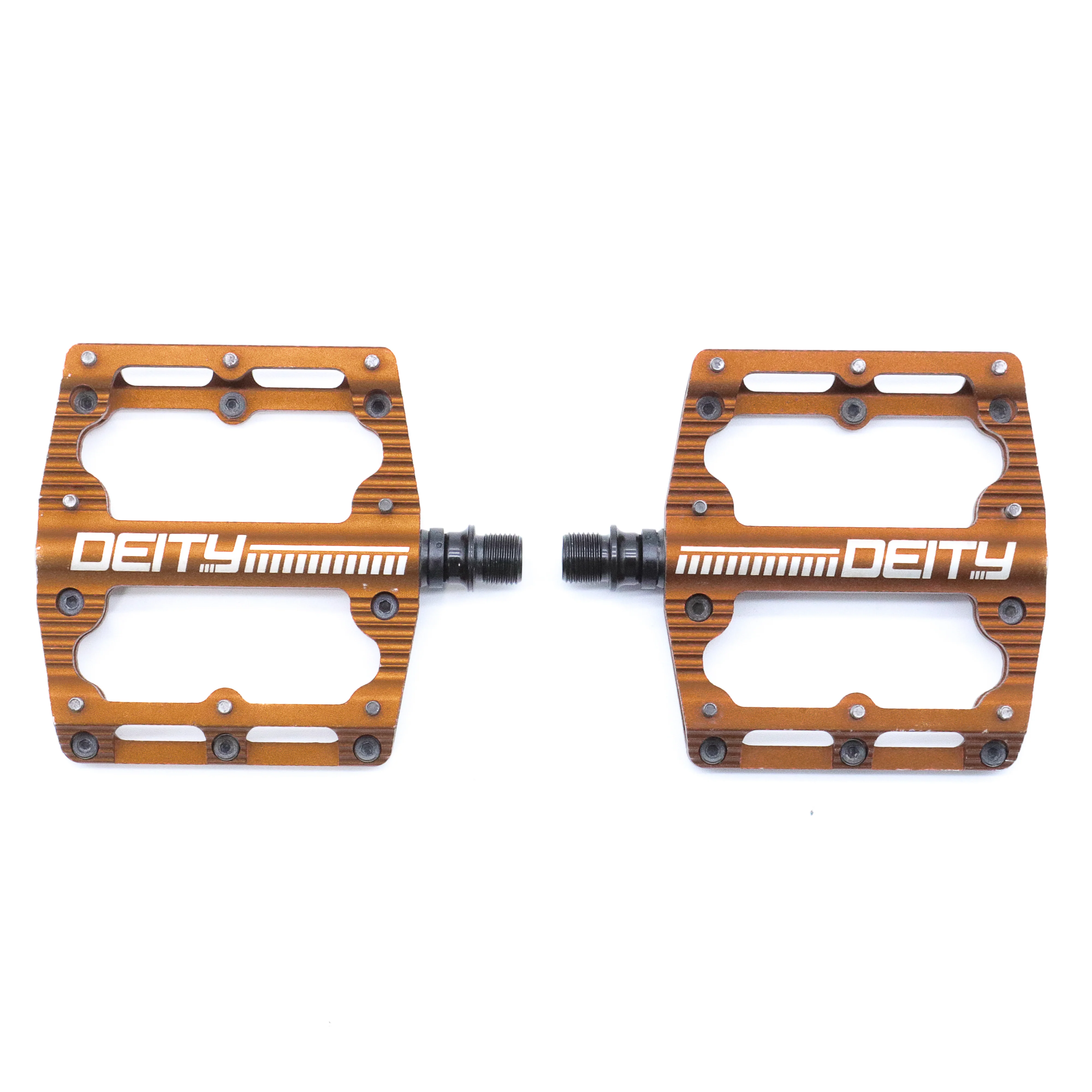 Deity Black Kat Platform MTB Bike Pedals - 429g, Bronze - Image 3