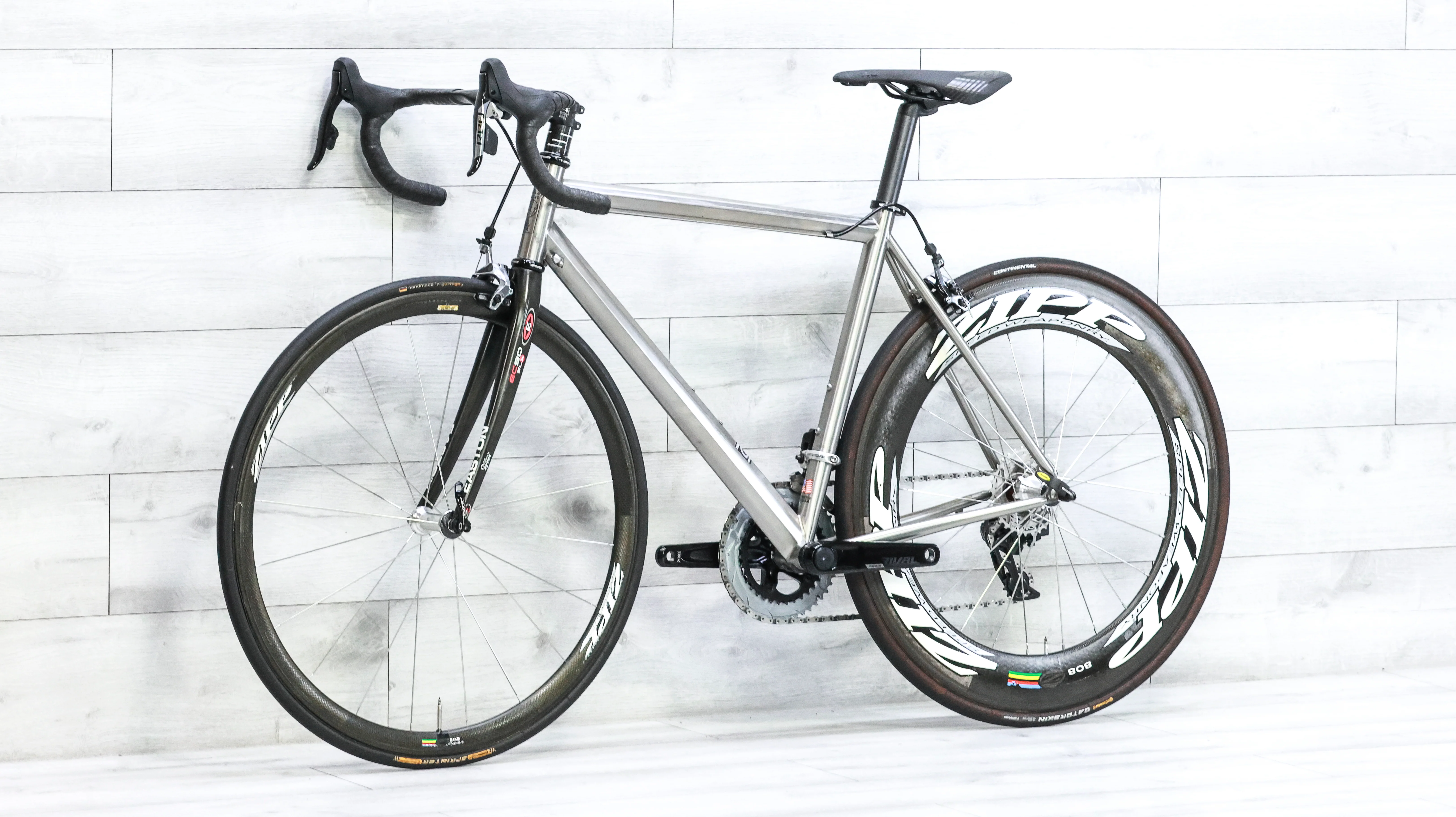 Douglas Racing Titanium Red eTap Road Bike - 2014, 54cm - Image 4