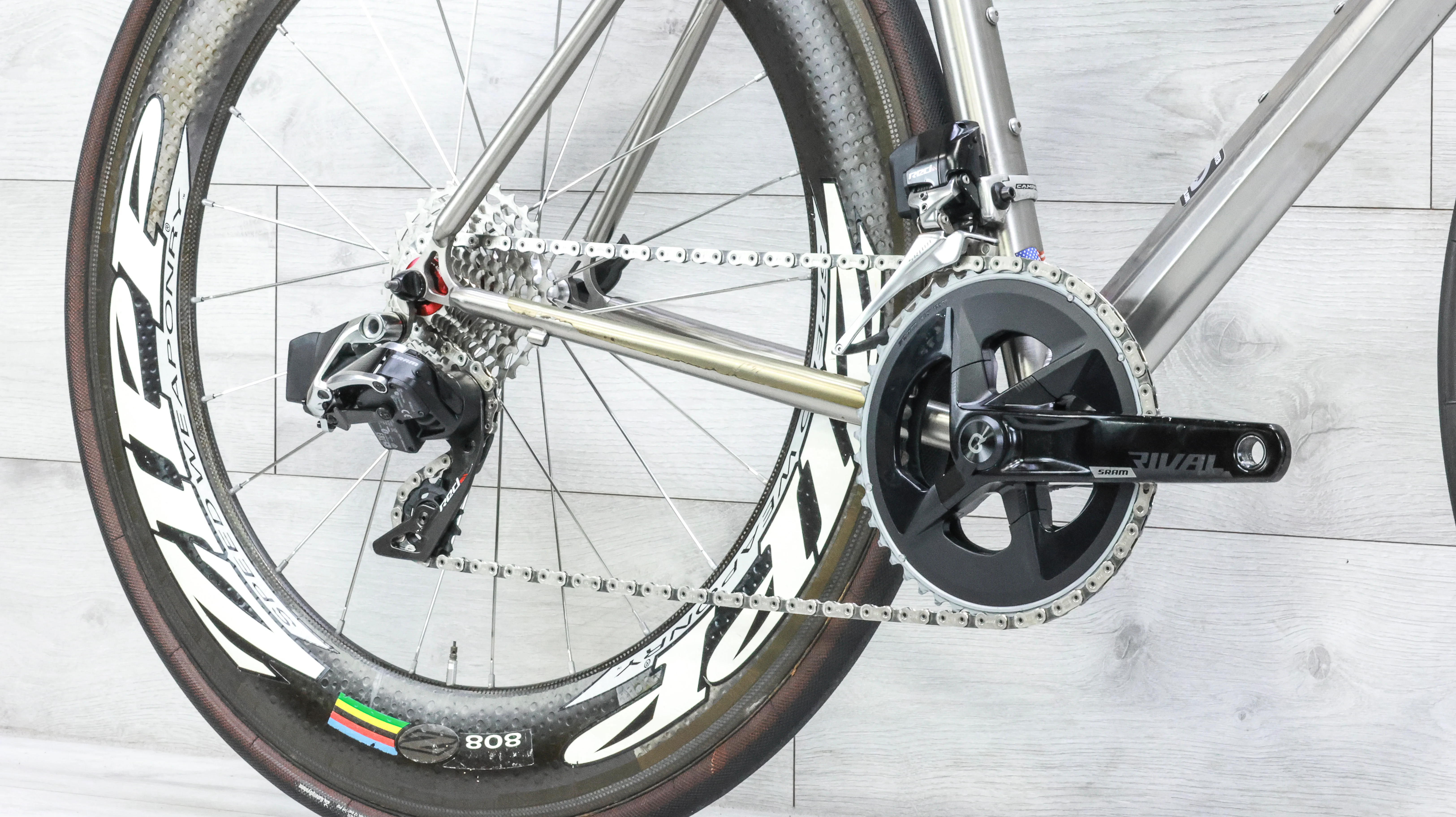 Douglas Racing Titanium Red eTap Road Bike - 2014, 54cm - Image 6