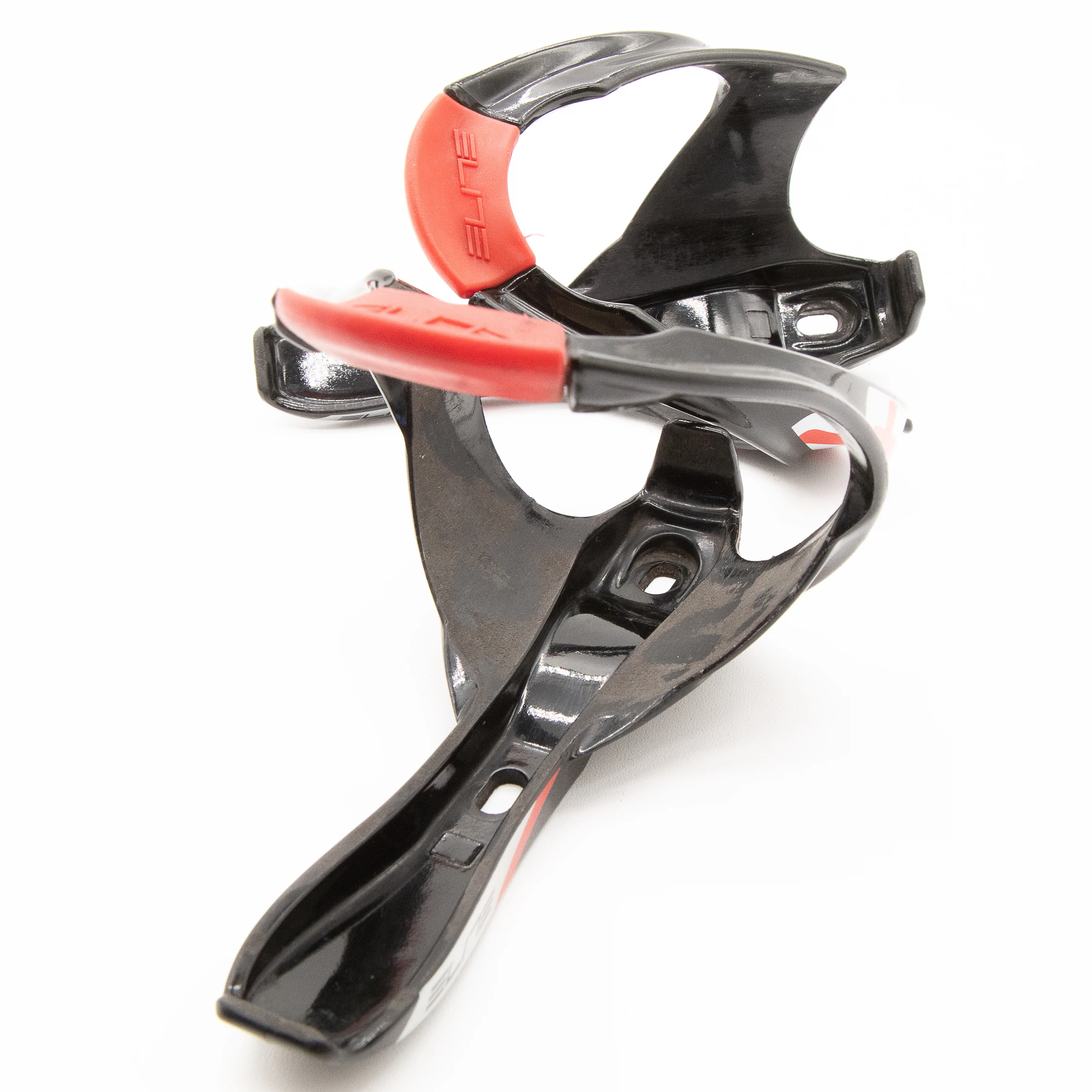 Elite Cannibal Bottle Cages Pair Black Red 83g - Image 3
