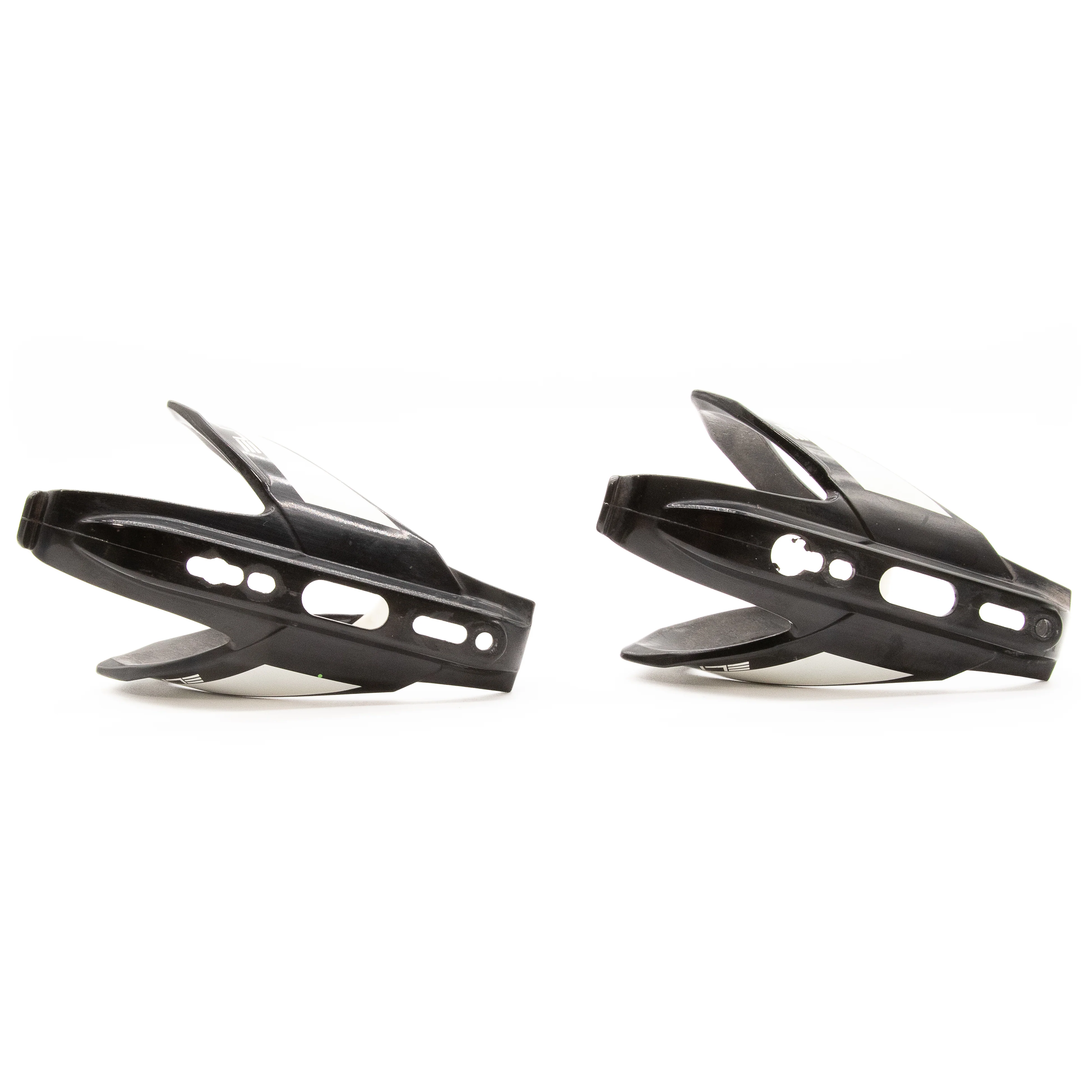 Elite Custom Race Bicycle Bottle Cages Black/White Pair 82g - Image 3