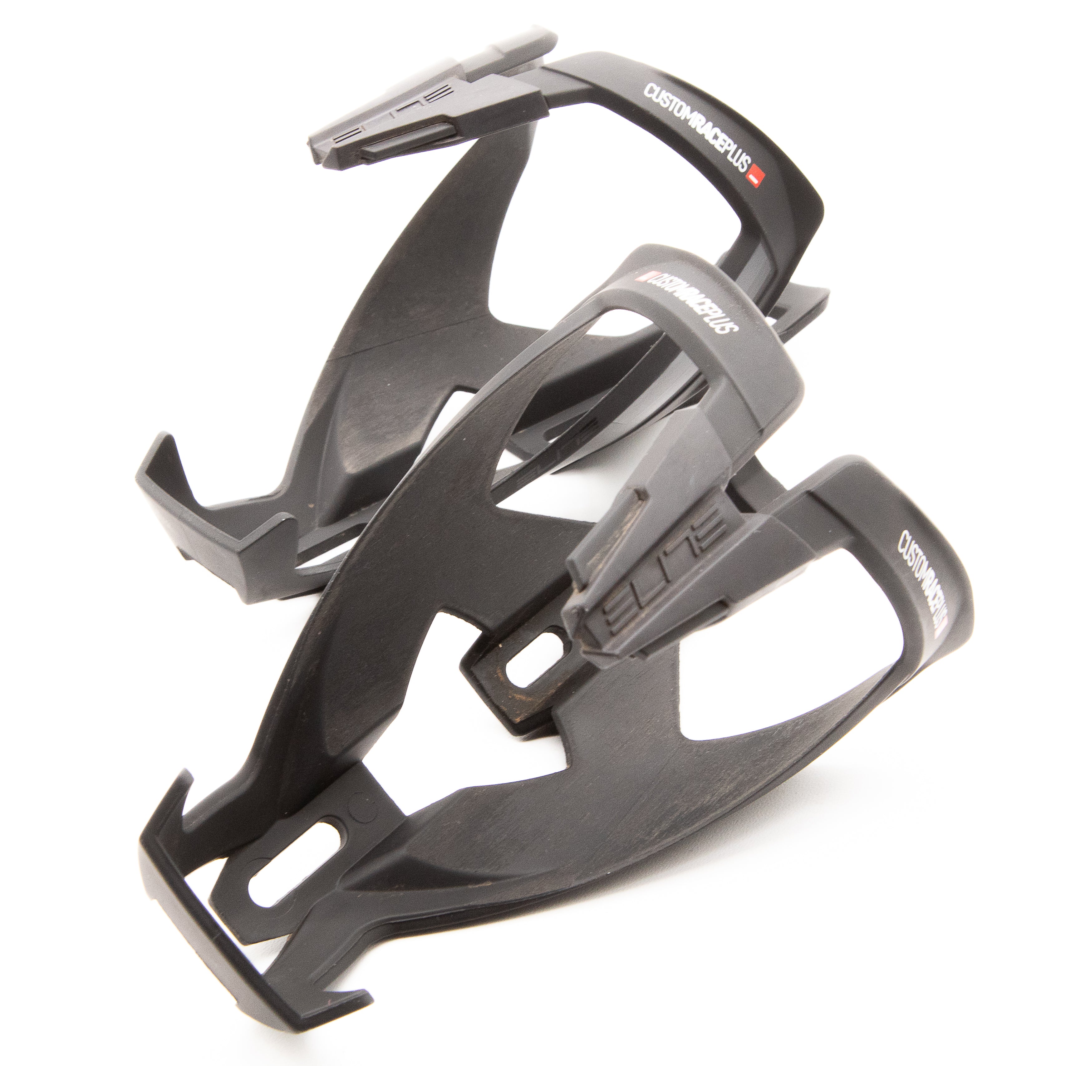 Elite Custom Race Plus Bottle Cages Black Pair 77g - Image 4