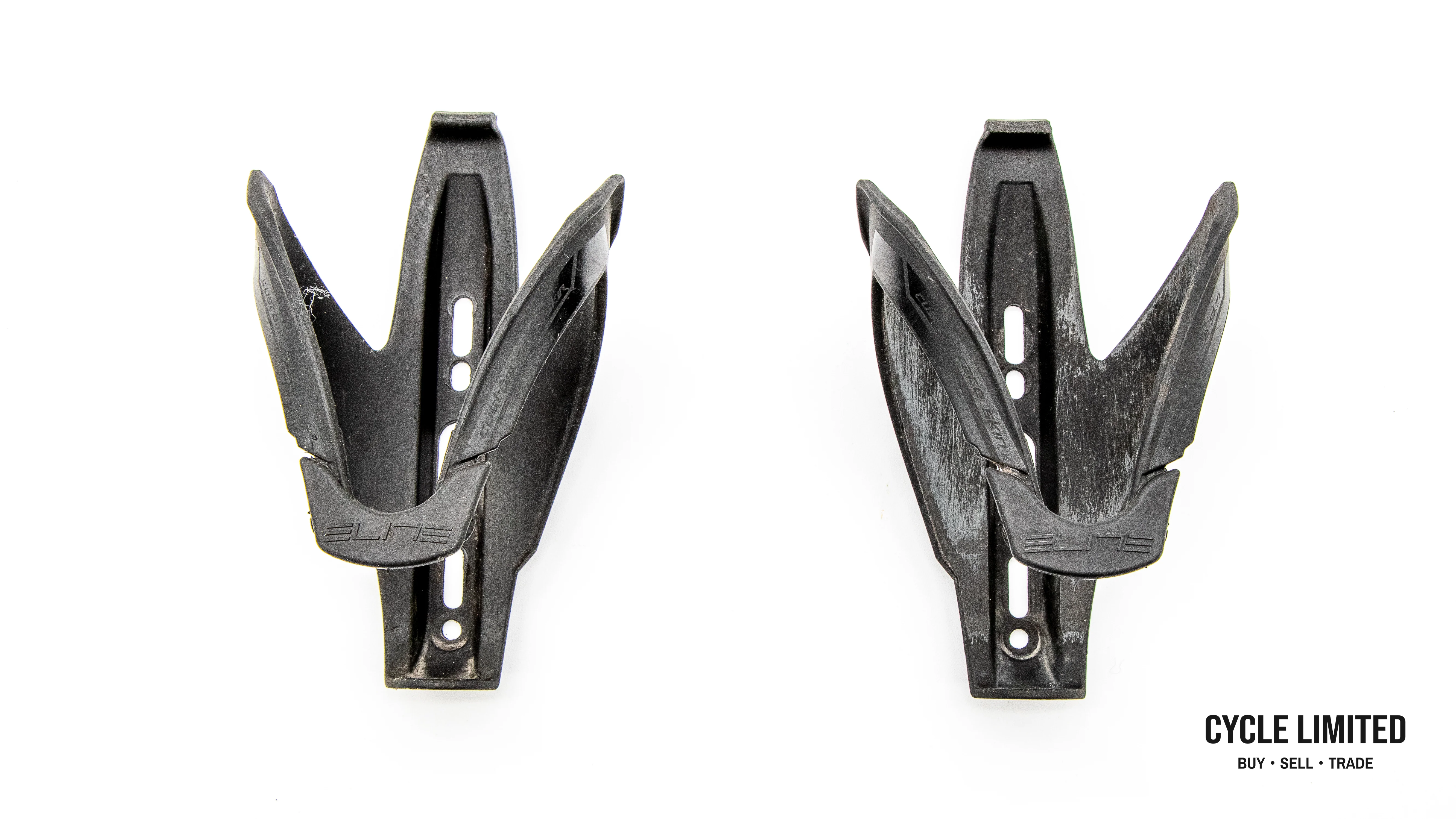 Elite Custom Race Skin Black Bottle Cages 84g