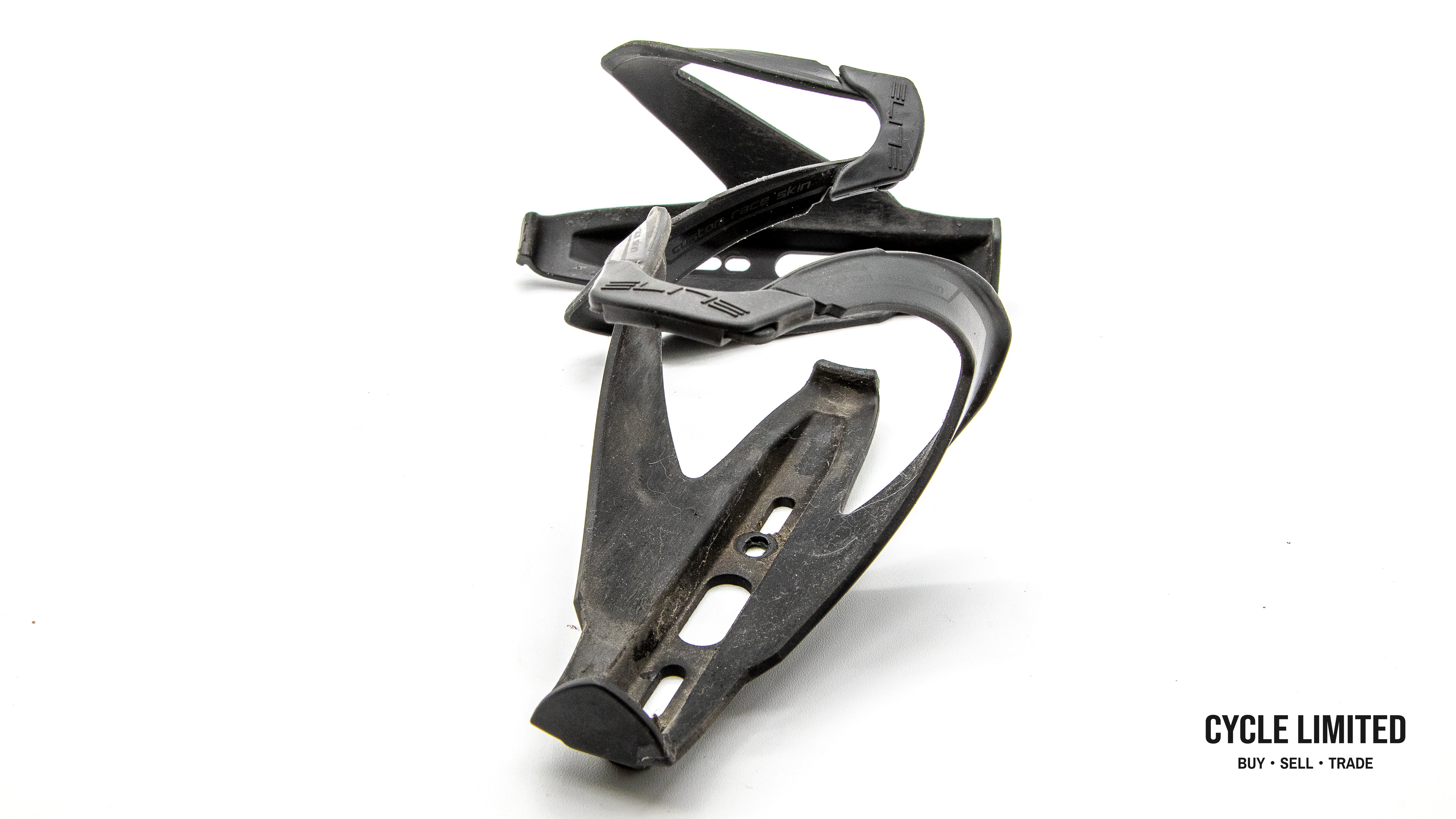 Elite Custom Race Skin Black Soft Touch Bottle Cages 85g - Image 4