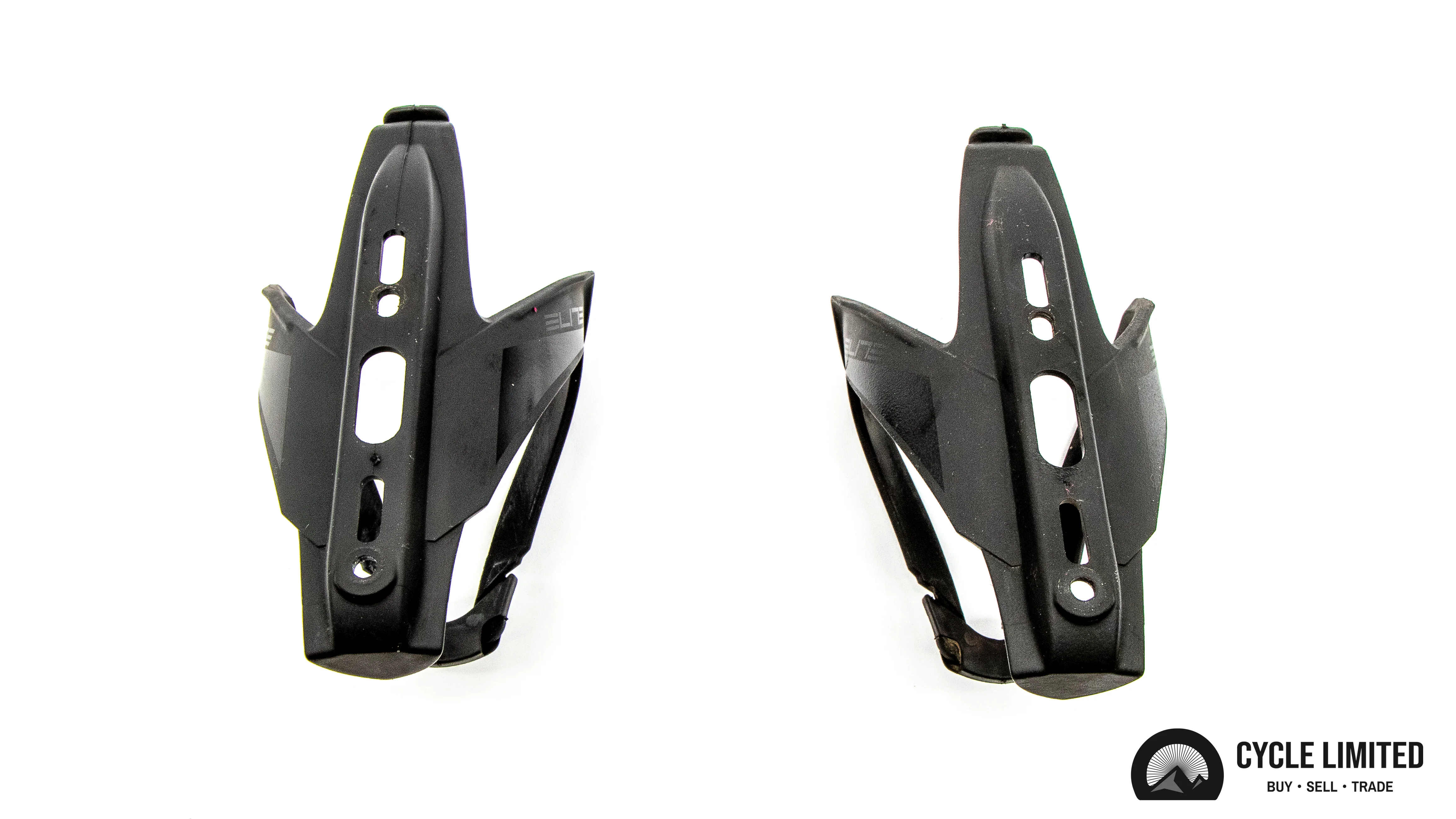 Elite Custom Skin Black Soft Touch Black Bottle Cages Pair 86g - Image 2