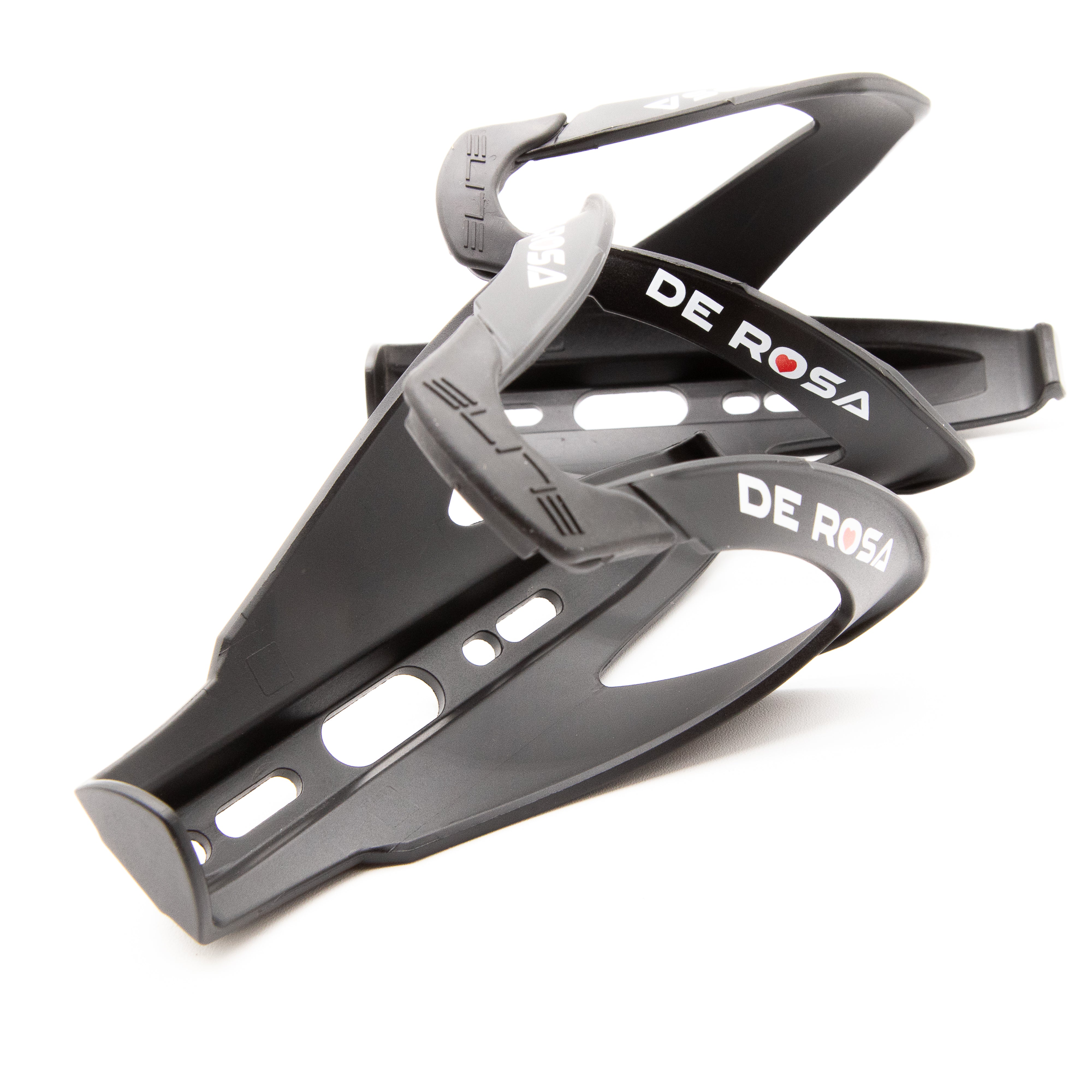 Elite De Rosa Bottle Cages Matte Black Pair 83g - Image 4