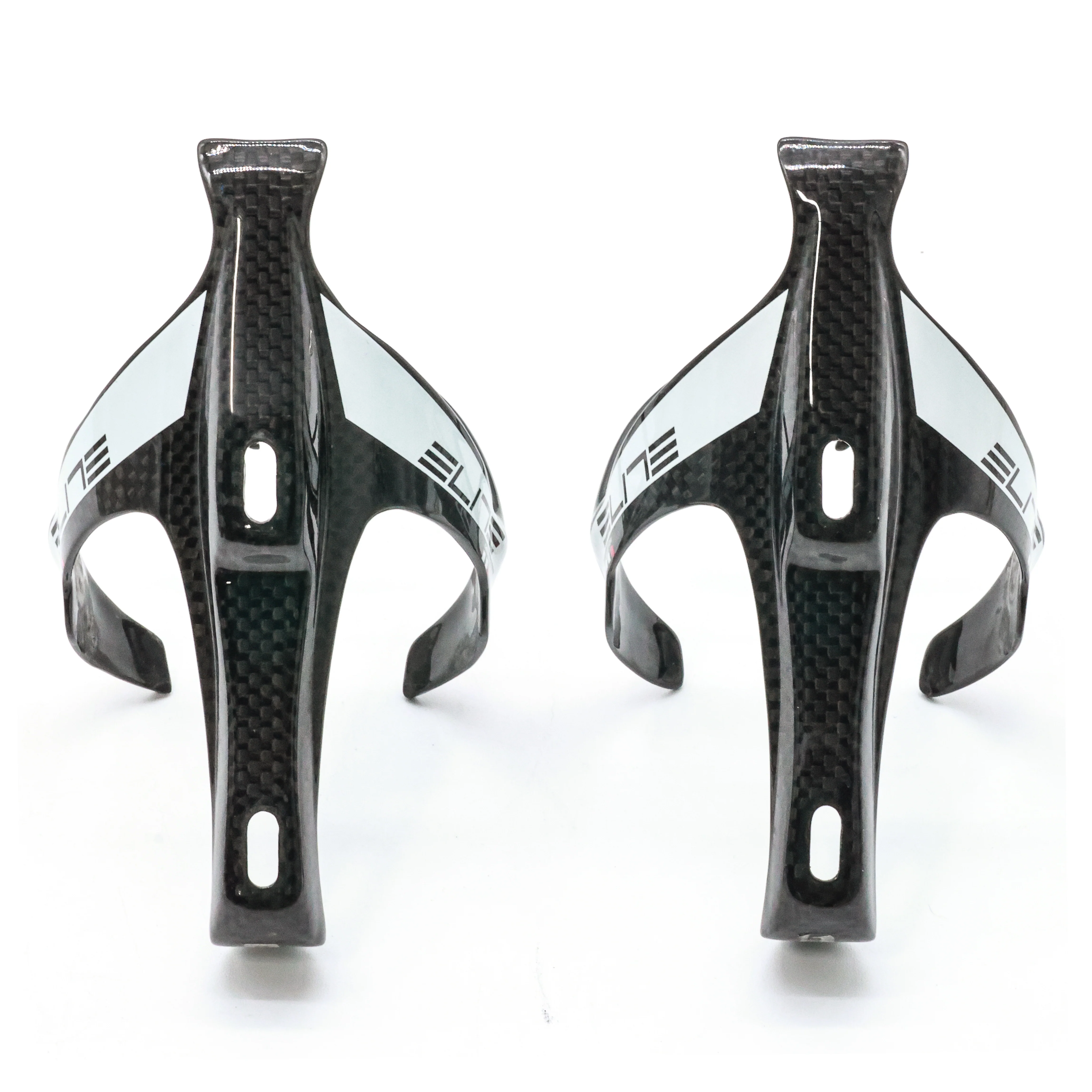 Elite Evo Sior 3k Weave Carbon Top Load Bottle Cage Pair - 53g - Image 3