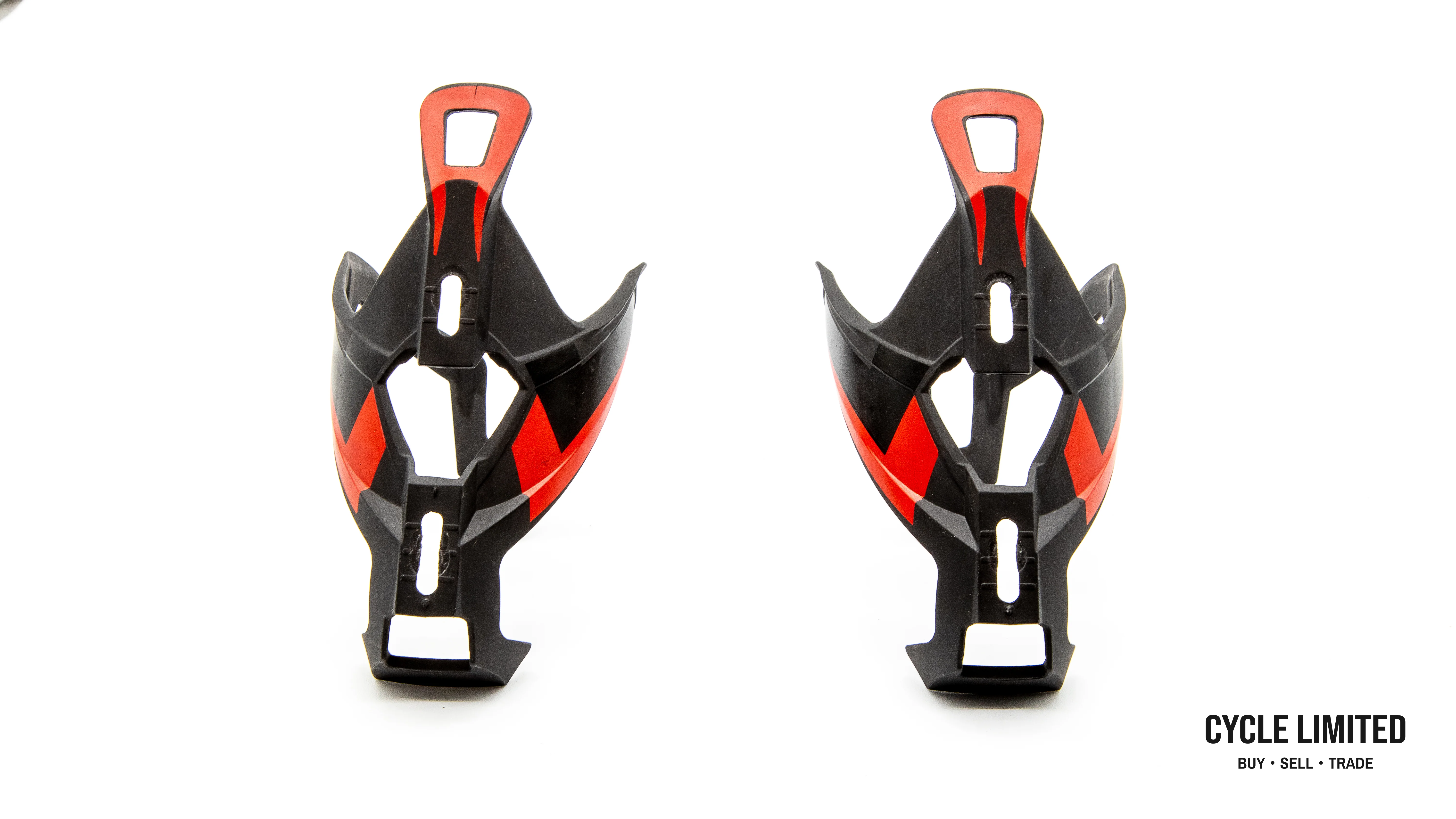 Elite Vico Carbon Bottle Cage Pair Matte Black/Red 53g - Image 3