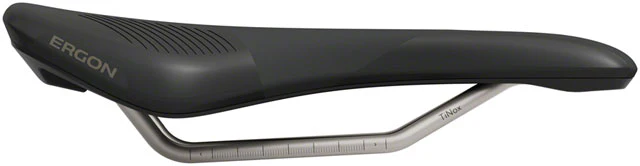 Ergon SR Allroad Comp Saddle - TiNox SL, Black, Men's - Image 2