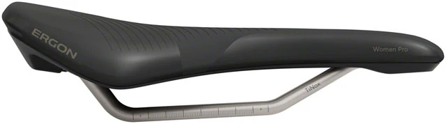 Ergon SR Allroad Pro Saddle - TiNox SL, Black, Women's - Image 2