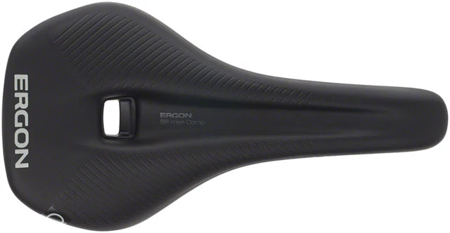 Ergon SR Comp Saddle - Titanium, Black, Men's - Image 4