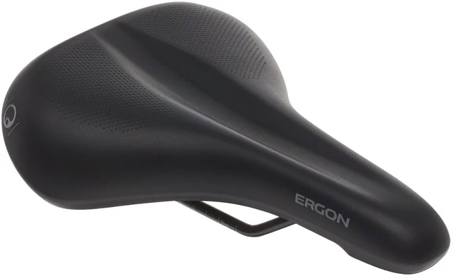 Ergon ST Gel Saddle - Chromoly, Men's, Black