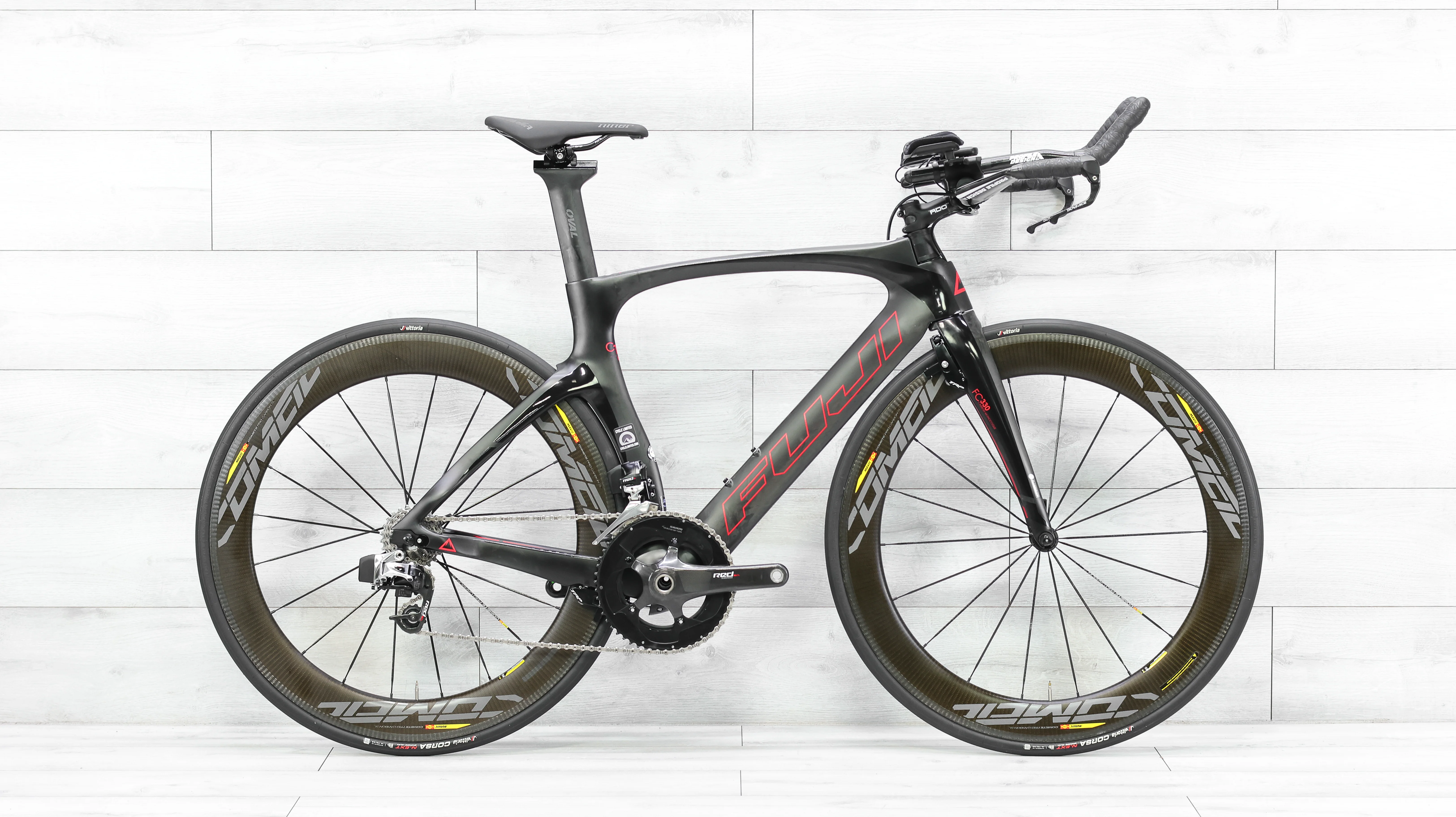 Fuji Norcom Straight 1.1 SRAM Red eTap Triathlon Bike - 2017, Medium
