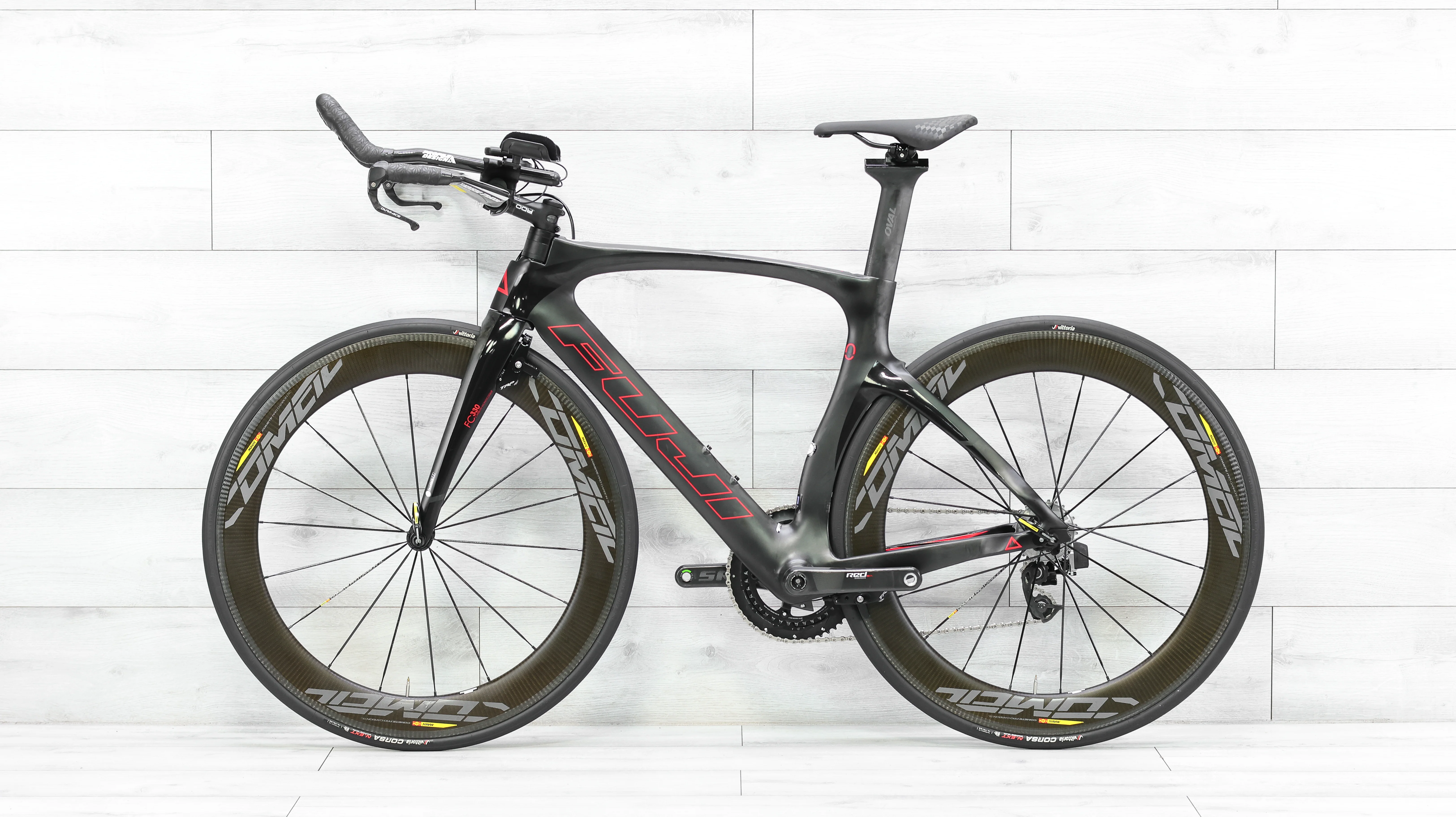 Fuji Norcom Straight 1.1 SRAM Red eTap Triathlon Bike - 2017, Medium - Image 2