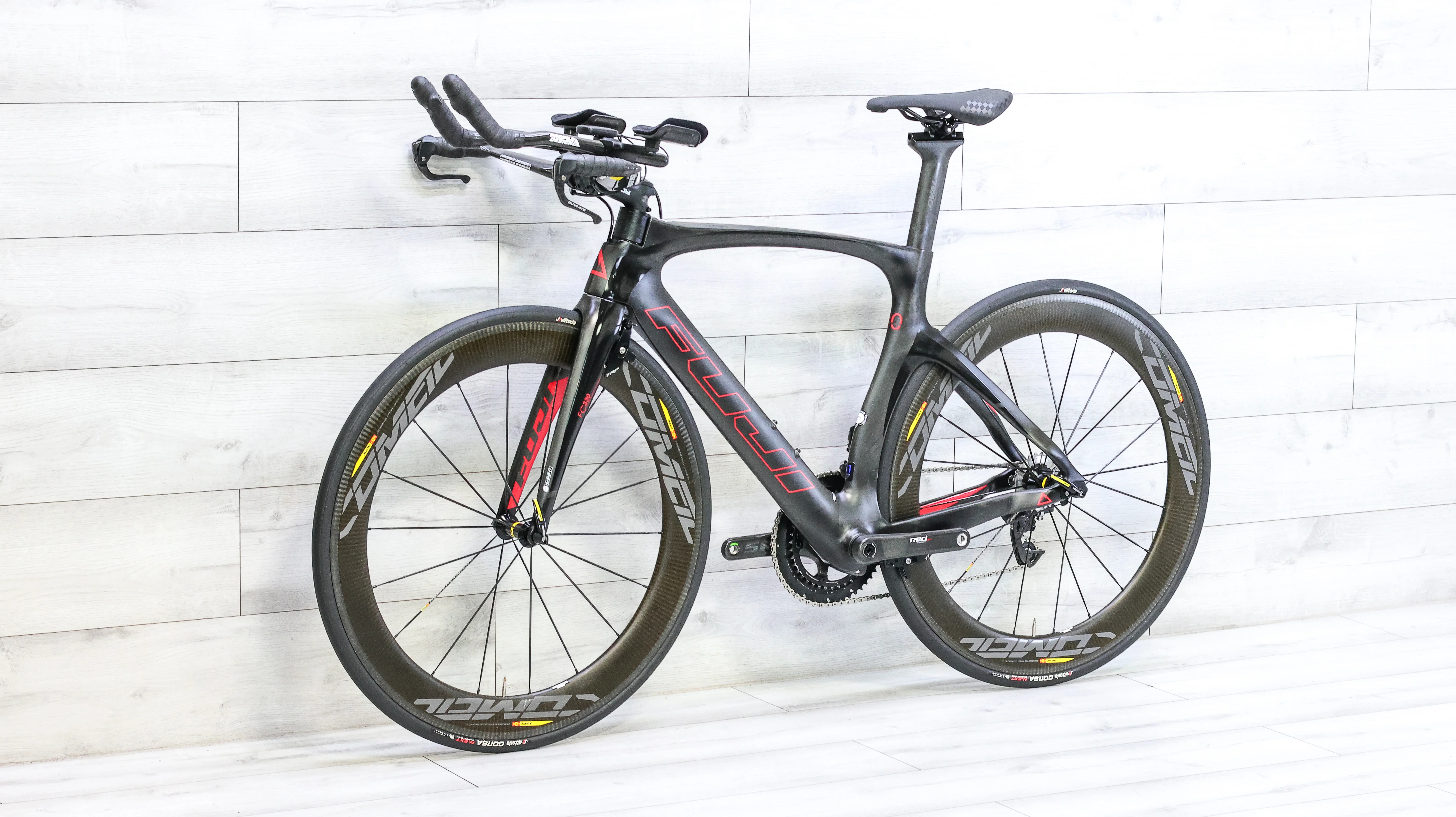 Fuji Norcom Straight 1.1 SRAM Red eTap Triathlon Bike - 2017, Medium - Image 4