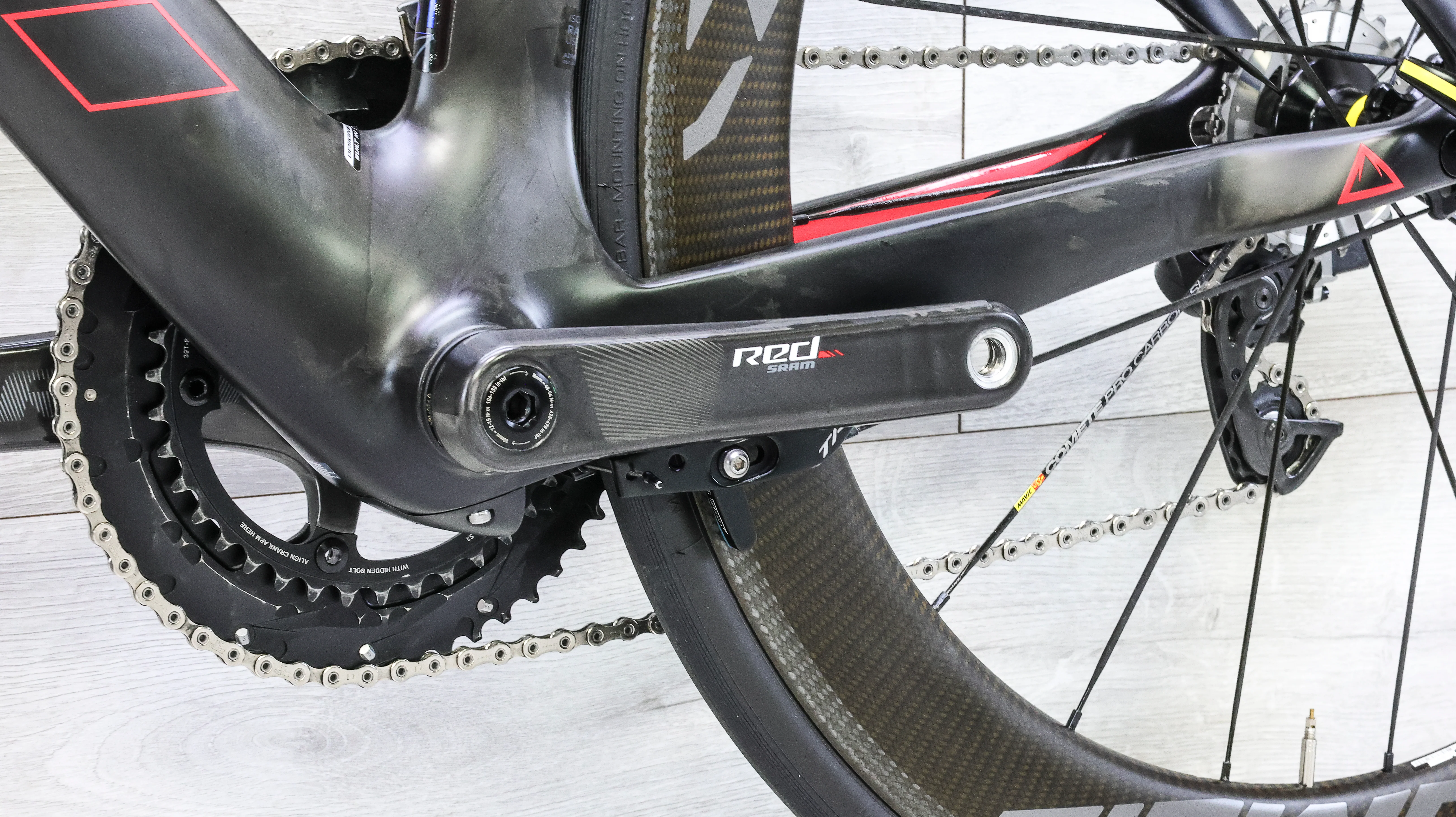 Fuji Norcom Straight 1.1 SRAM Red eTap Triathlon Bike - 2017, Medium - Image 7