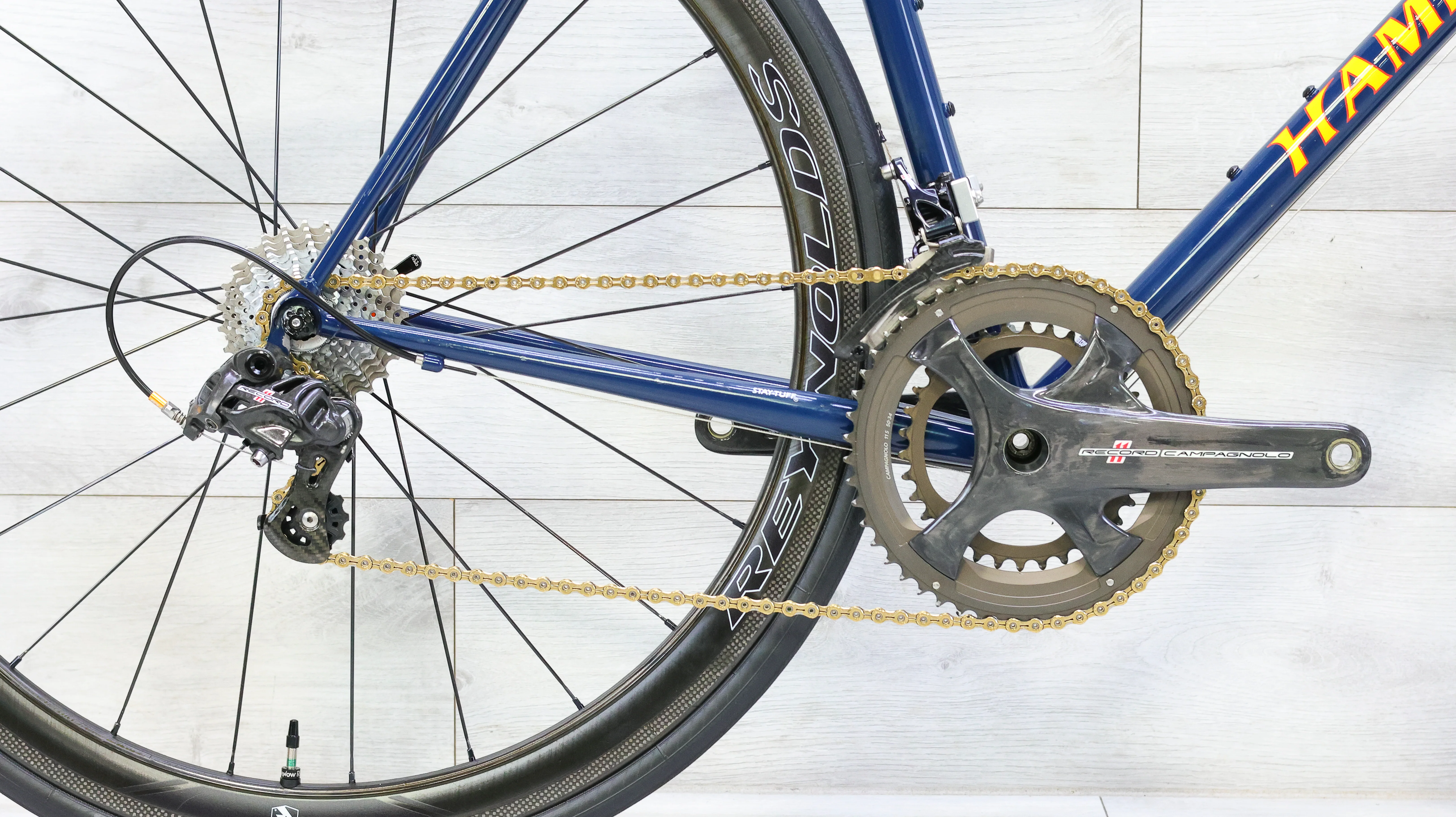 Hampsten Cinghiale Campagnolo Record Steel Road Bike - 2002, Large - Image 5