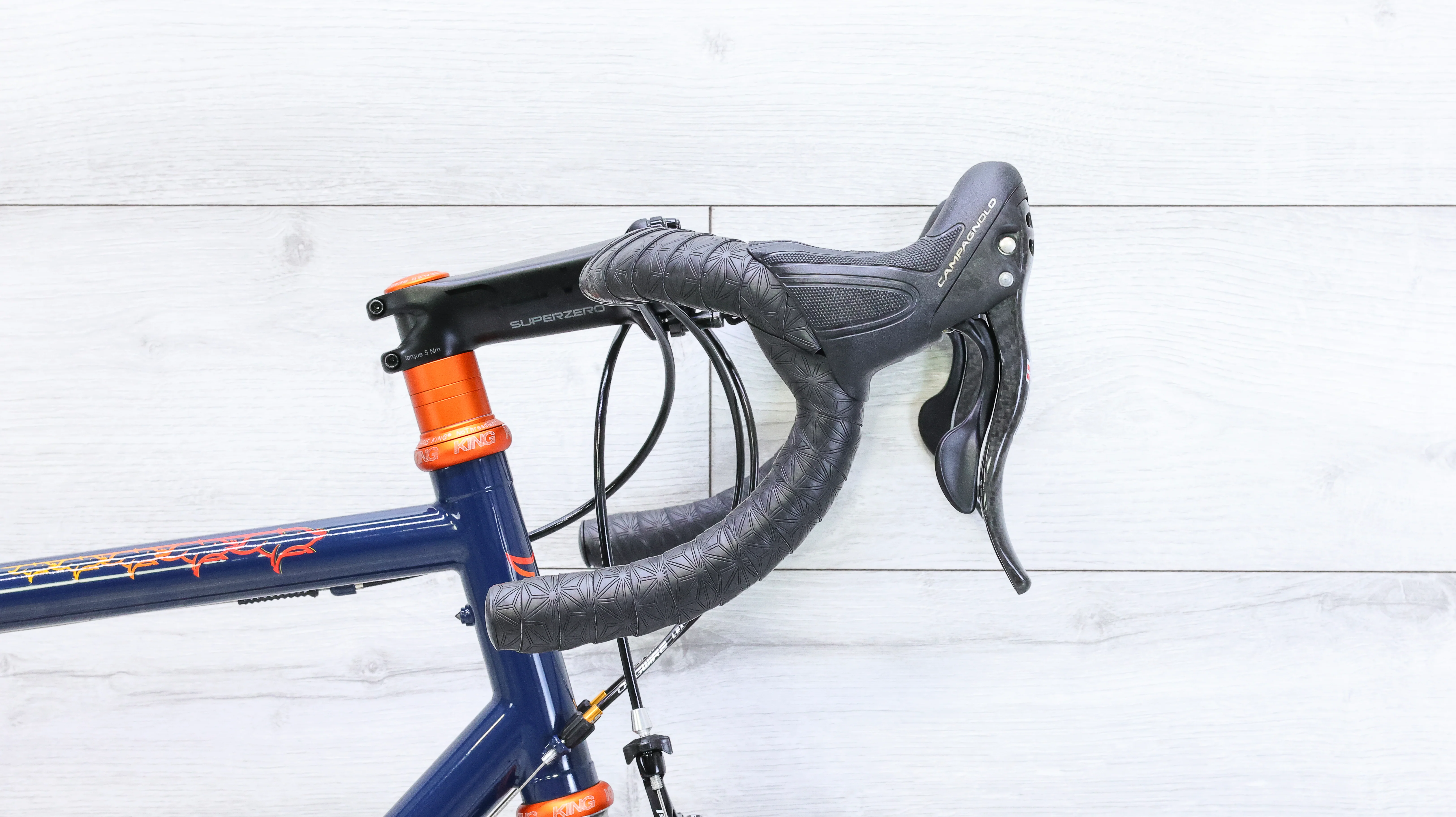 Hampsten Cinghiale Campagnolo Record Steel Road Bike - 2002, Large - Image 9