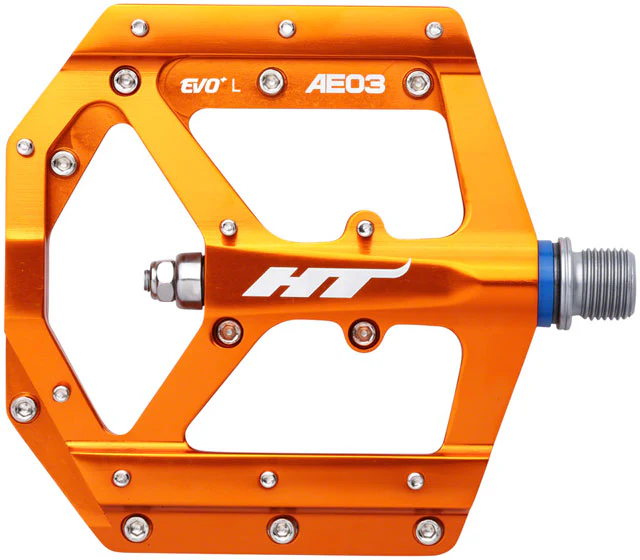 HT Components AE03(EVO+) Pedals - Platform, Aluminum, 9/16" - Image 3