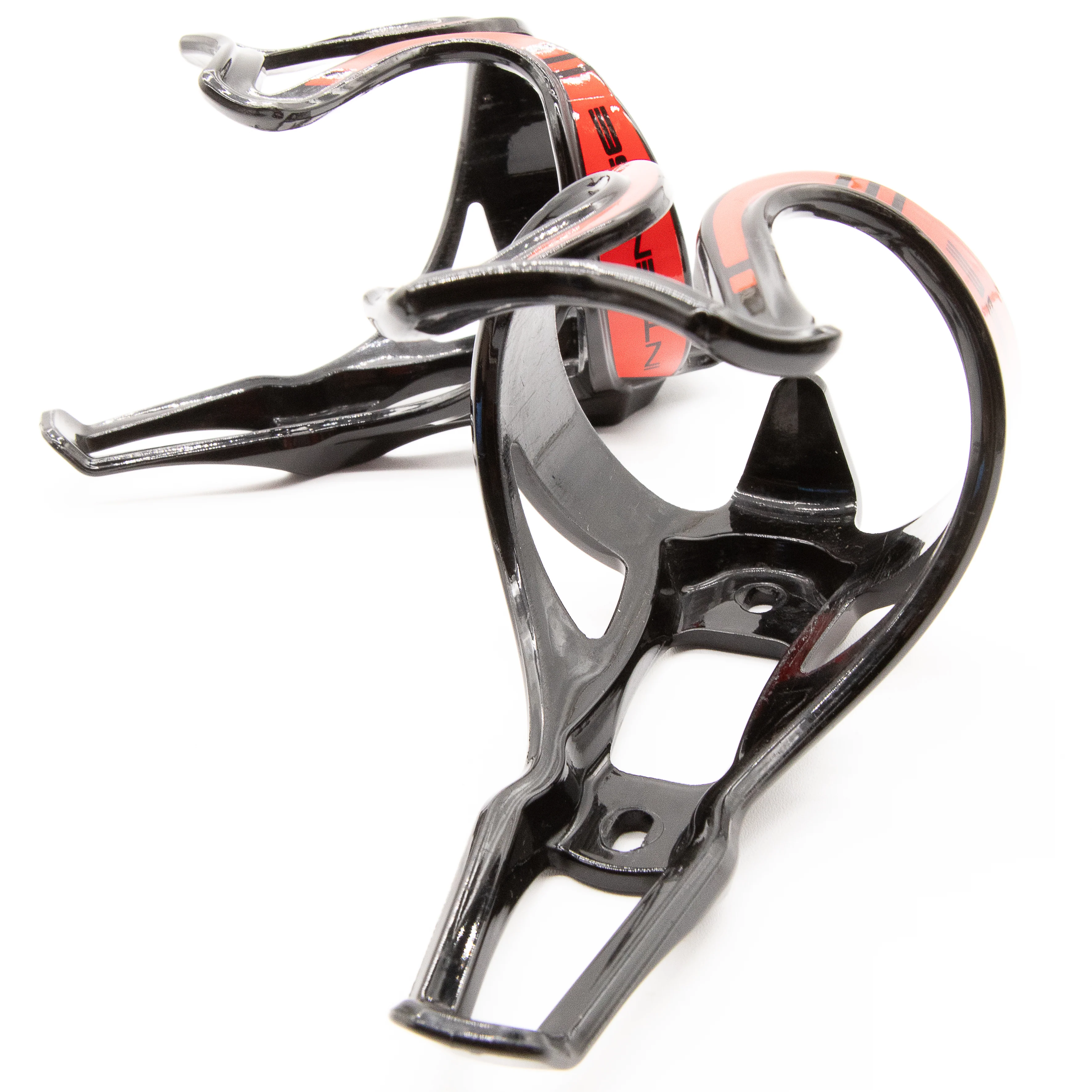 Intense Top Load Water Bottle Cages Pair Red Black 97g - Image 4