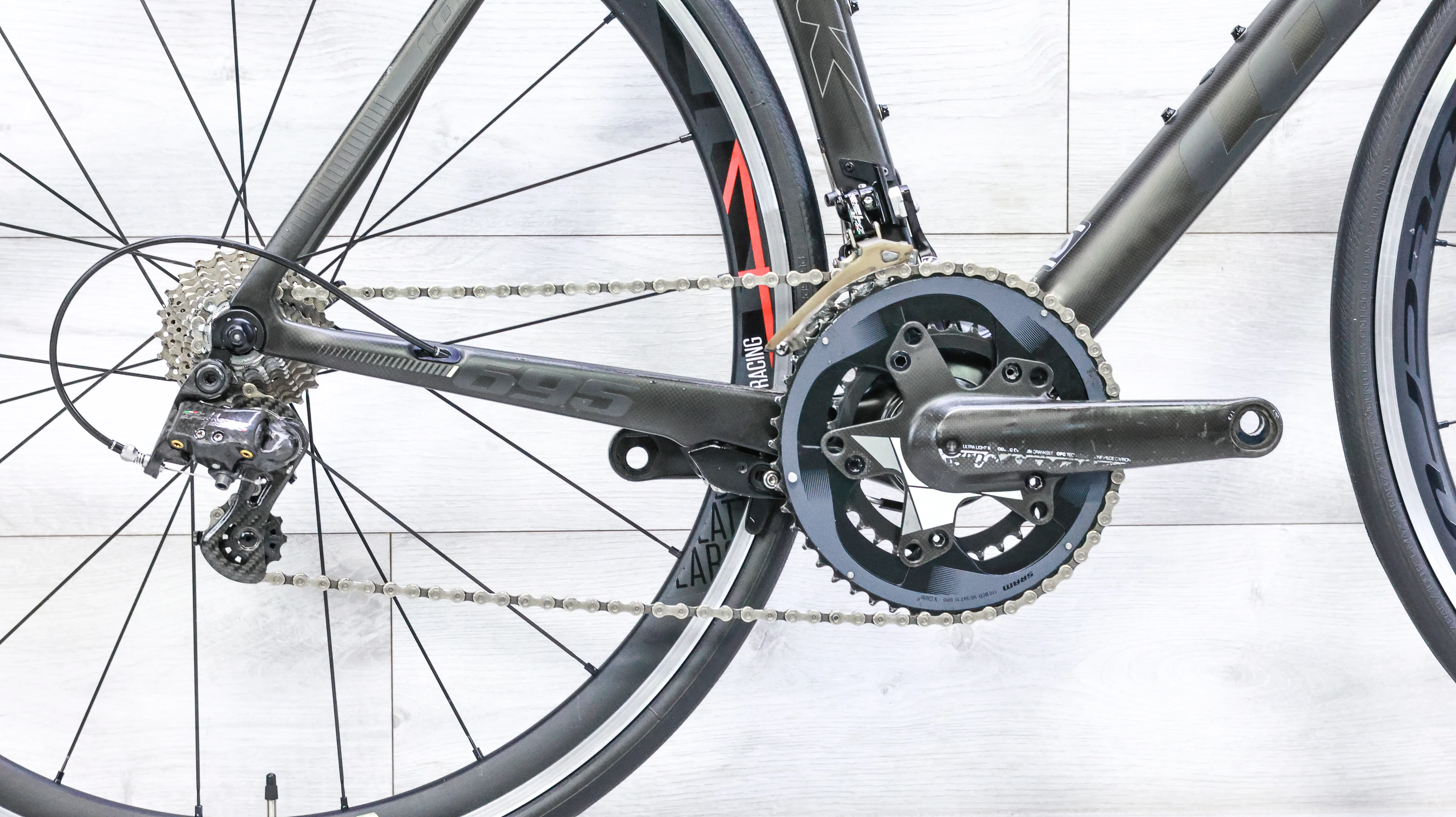 Look 695 Aerolight Campagnolo Super Record RS Road Bike - 2014, Medium - Image 5