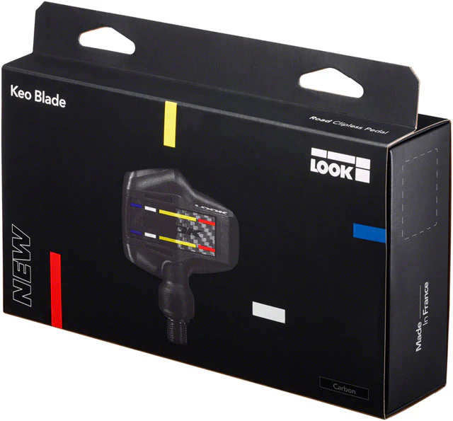 LOOK KEO Blade Carbon Pedals - Single Sided Clipless, Chromoly, 9/16", Black, 56mm QF, 12Nm - Image 4